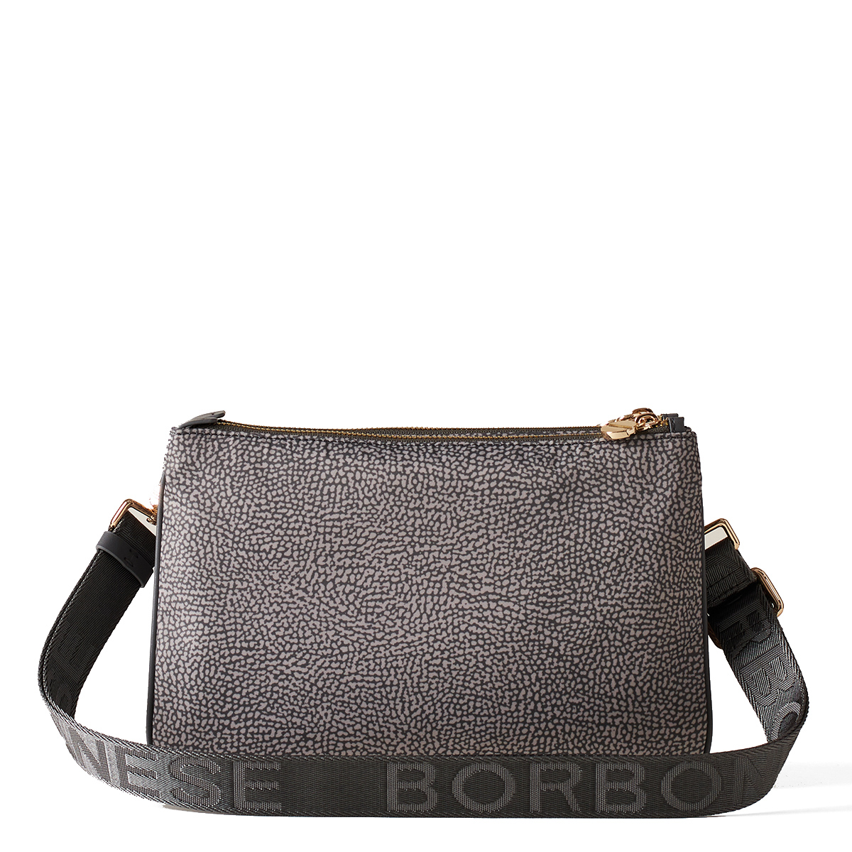 Borbonese Tracollina in Nylon Riciclato Clay Grey - 3 Borbonese Tracollina in Nylon Riciclato Clay Grey - 3