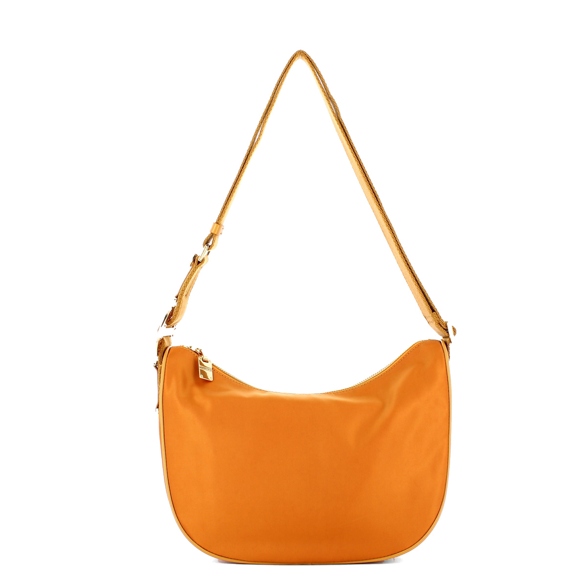 Borbonese Borsa Luna Bag 011 Small Miele - 1 Borbonese Borsa Luna Bag 011 Small Miele - 1