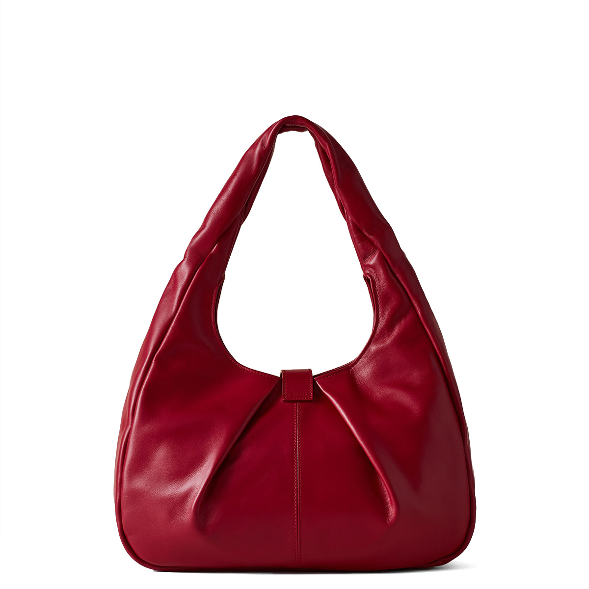 Borbonese Hobo Bag Cortina Medium Borgogna - 3 Borbonese Hobo Bag Cortina Medium Borgogna - 3