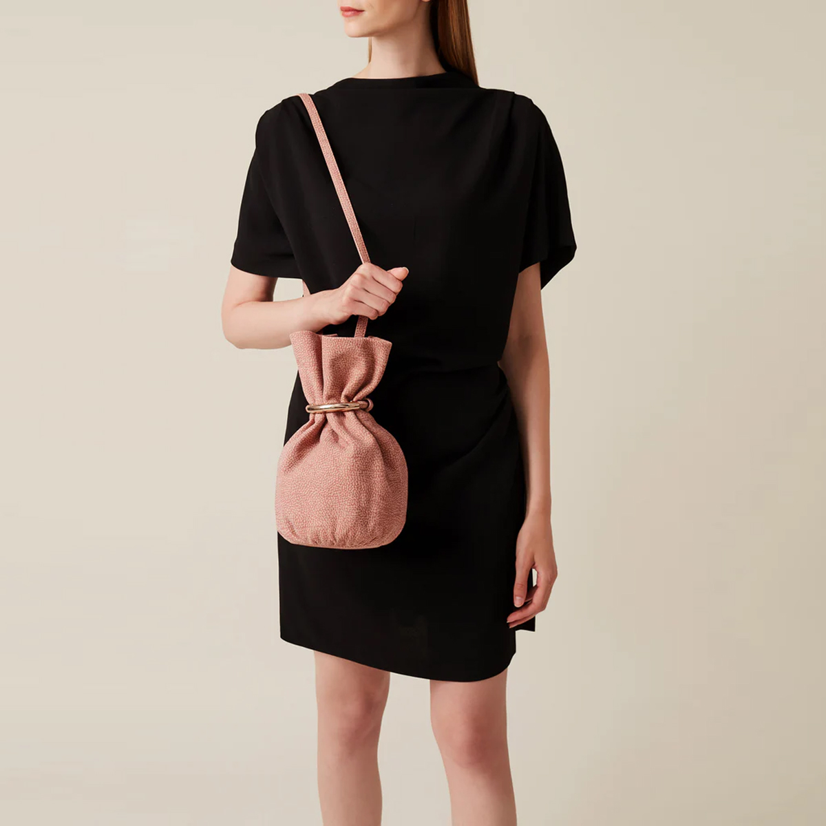 Borbonese Secchiello Trésor Small Blush - 2 Borbonese Secchiello Trésor Small Blush - 2
