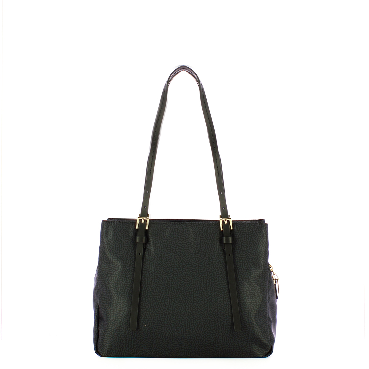 Borbonese Borsa a spalla Medium Dark Black - 3 Borbonese Borsa a spalla Medium Dark Black - 3