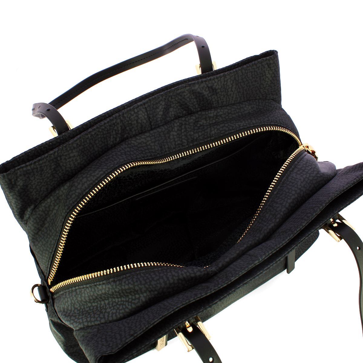 Borbonese Borsa a spalla Medium Dark Black - 5 Borbonese Borsa a spalla Medium Dark Black - 5