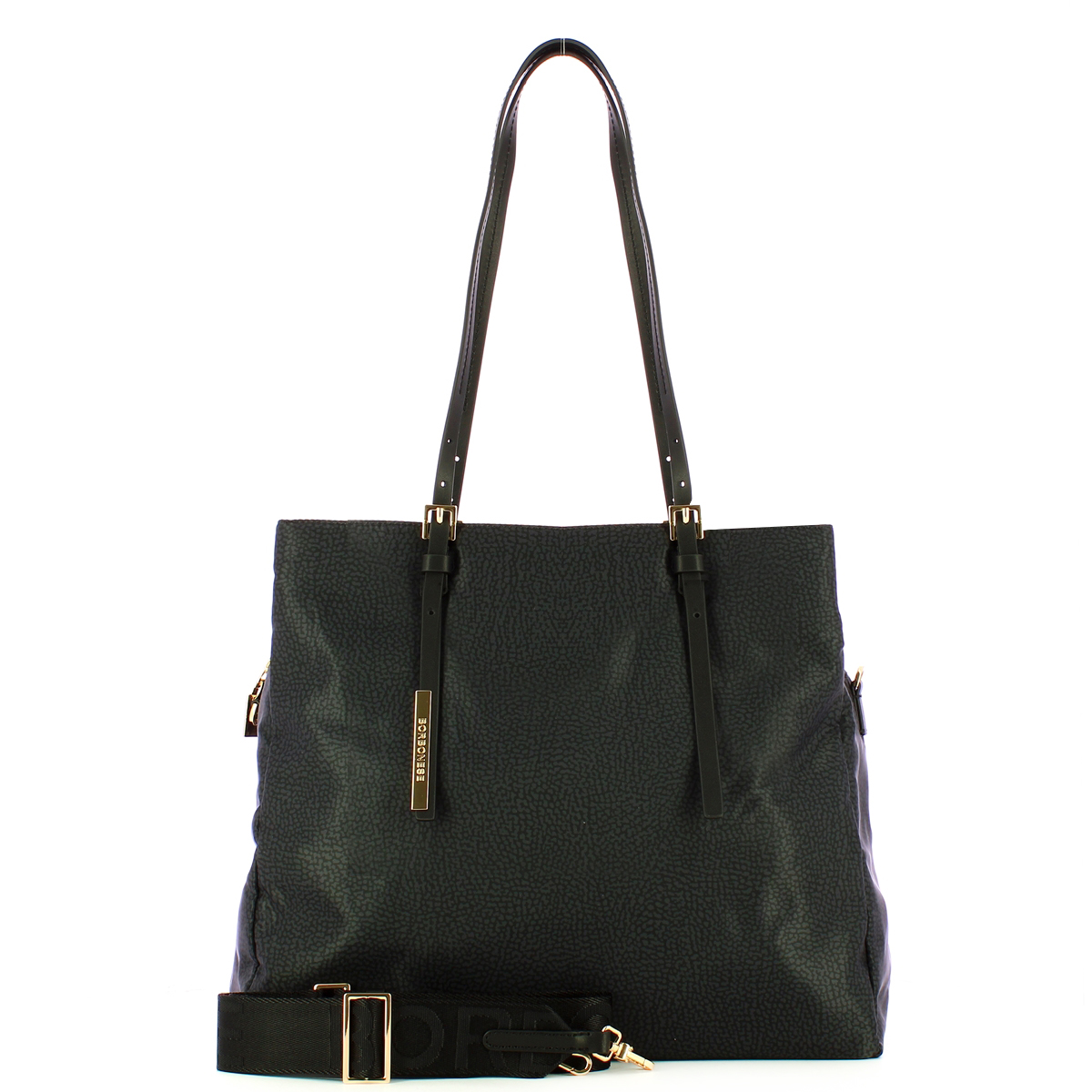 Borbonese Borsa a spalla Large Dark Black - 4 Borbonese Borsa a spalla Large Dark Black - 4