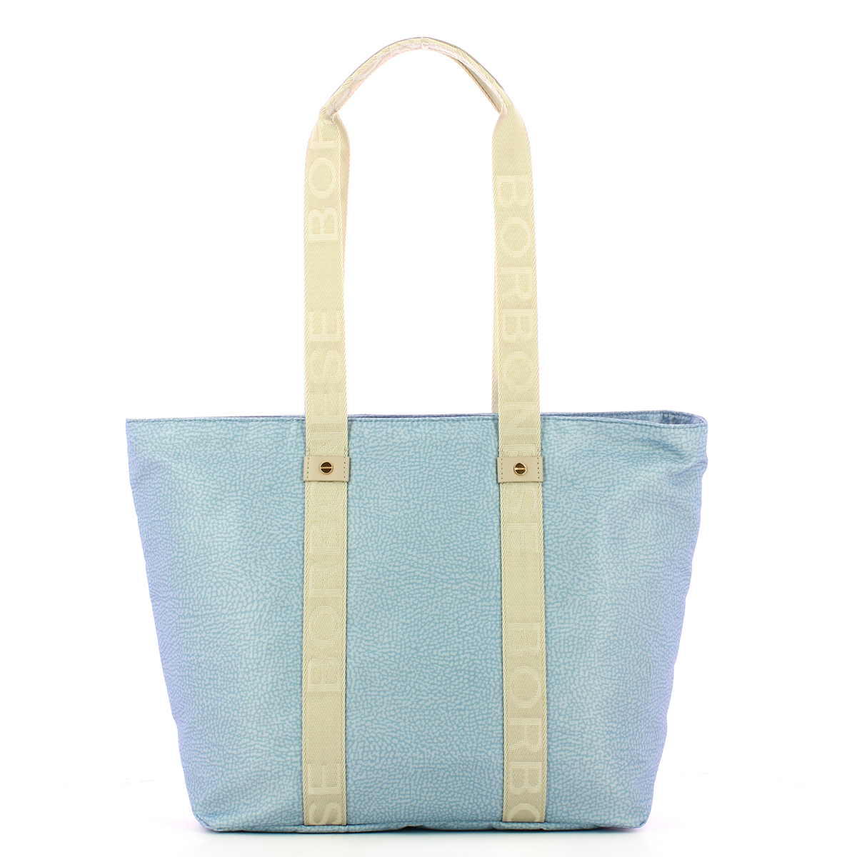 Borbonese Shopper Eco Line Medium Topazio Grigio Chiaro - 3 Borbonese Shopper Eco Line Medium Topazio Grigio Chiaro - 3