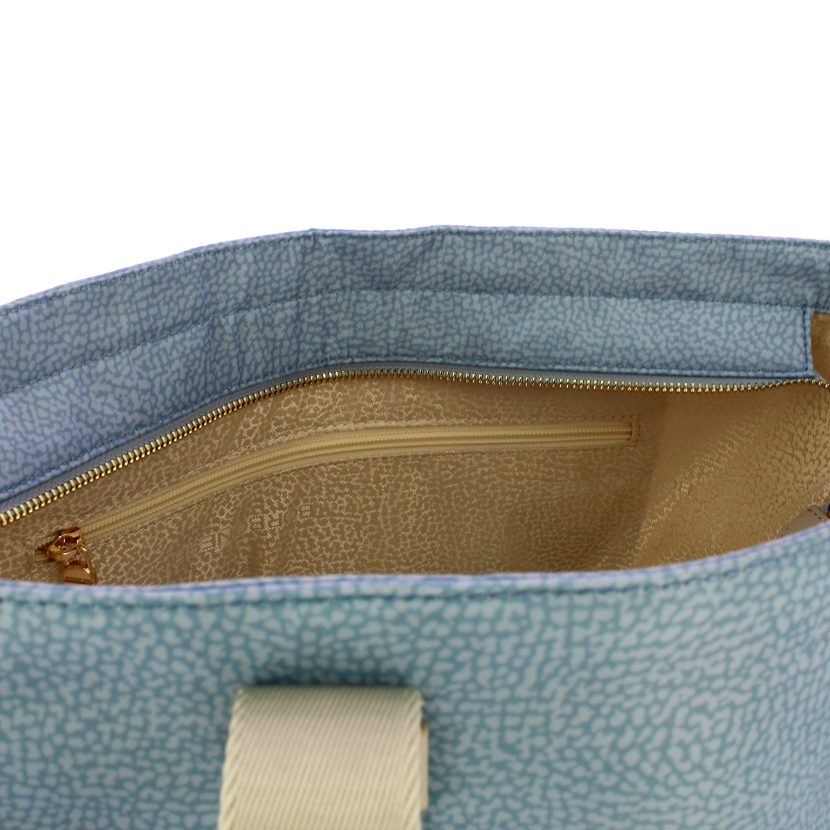 Borbonese Shopper Eco Line Medium Topazio Grigio Chiaro - 4 Borbonese Shopper Eco Line Medium Topazio Grigio Chiaro - 4