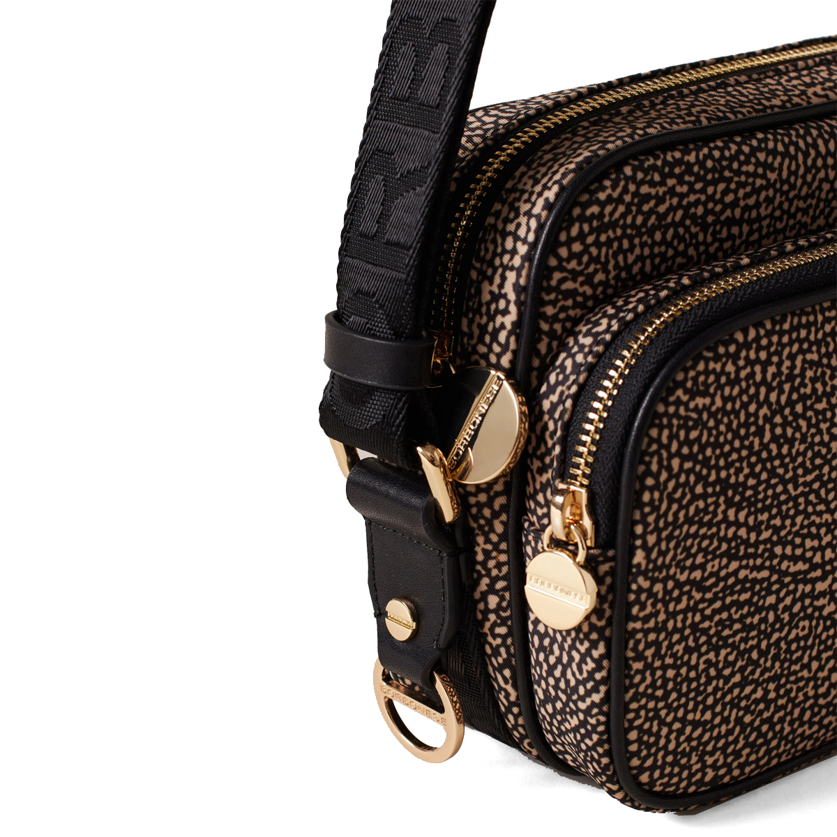 Borbonese Camera Bag Small OP Naturale Nero - 4 Borbonese Camera Bag Small OP Naturale Nero - 4