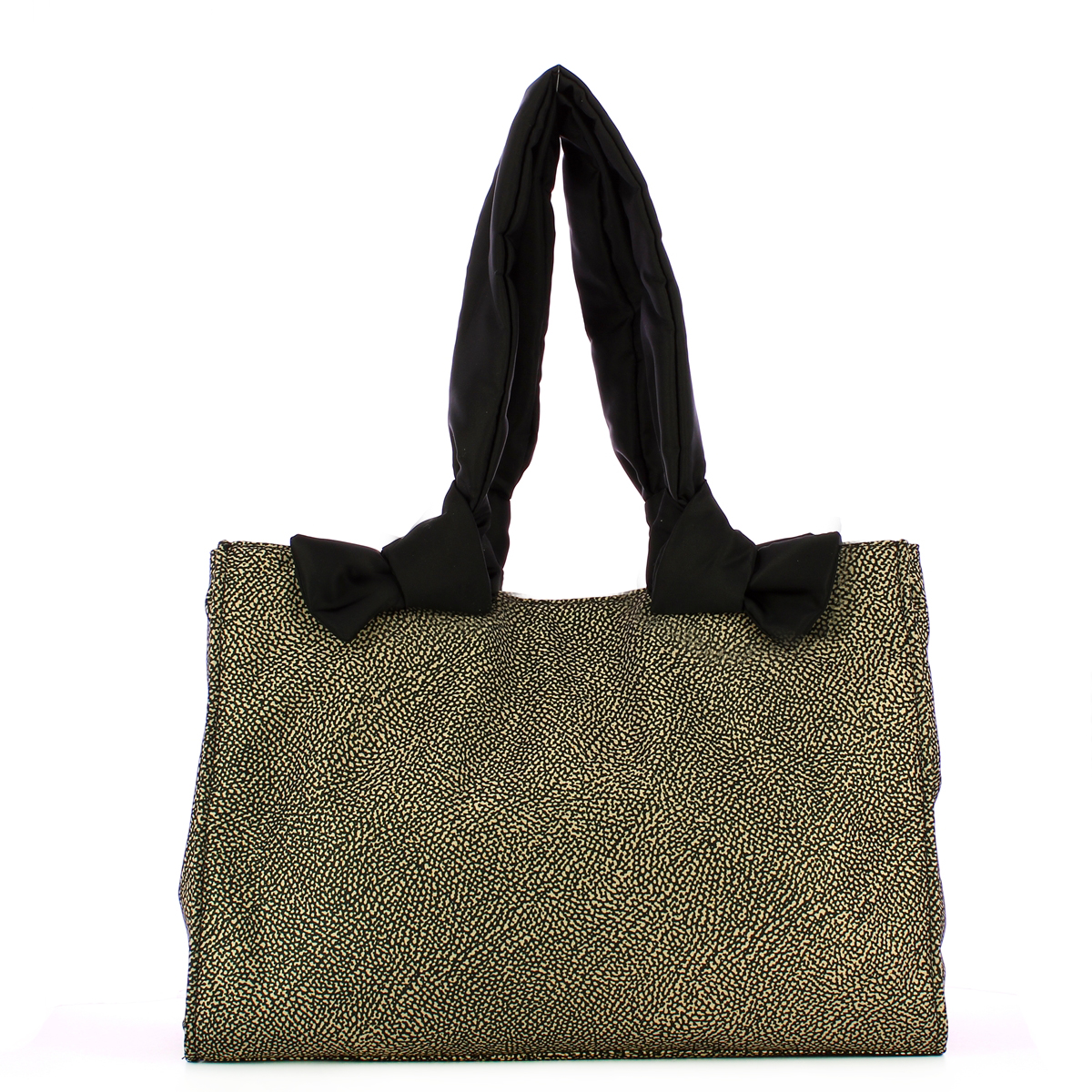 Borbonese Shopper Lover Large OP Naturale Nero - 3 Borbonese Shopper Lover Large OP Naturale Nero - 3