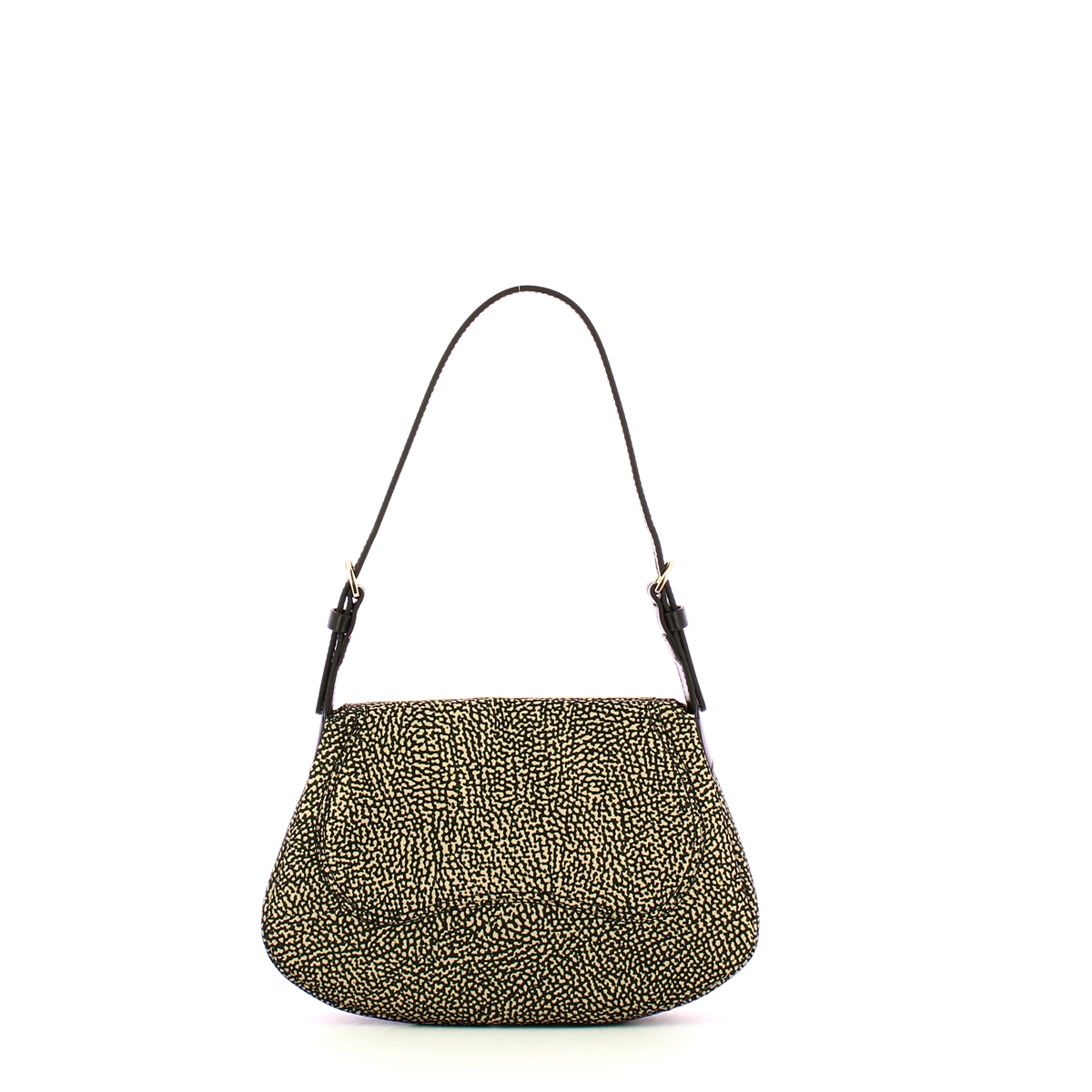 Borbonese Mini Borsa a mano Capri OP Naturale Nero - 3 Borbonese Mini Borsa a mano Capri OP Naturale Nero - 3