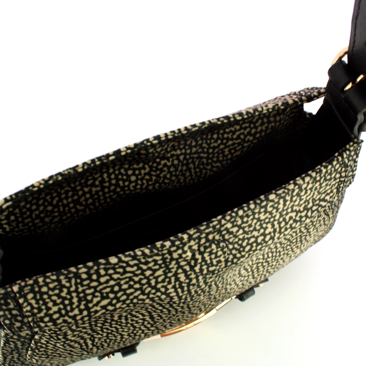 Borbonese Mini Borsa a mano Capri OP Naturale Nero - 5 Borbonese Mini Borsa a mano Capri OP Naturale Nero - 5