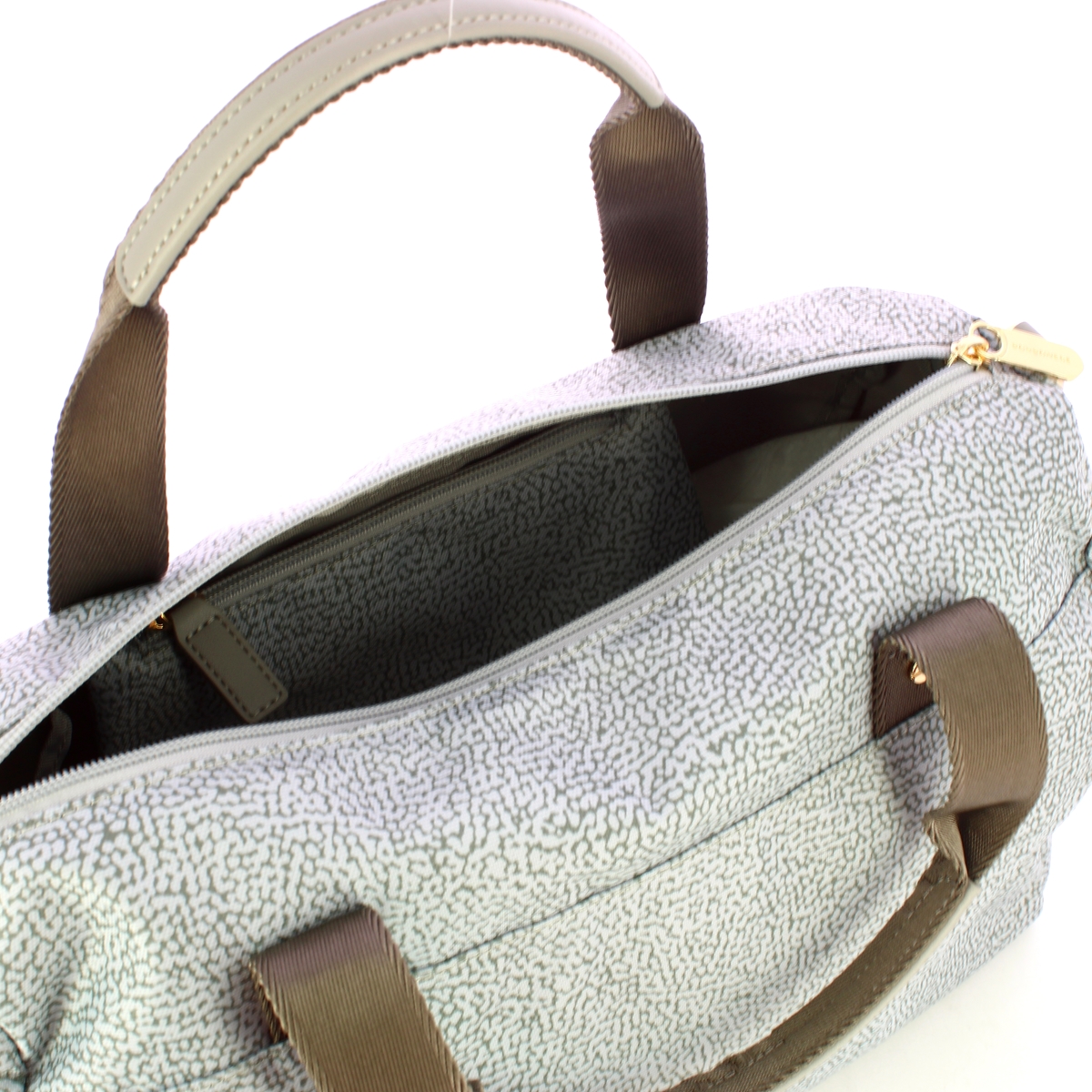 Borbonese Borsa bauletto Medium Grigio Chiaro Grigio - 5 Borbonese Borsa bauletto Medium Grigio Chiaro Grigio - 5