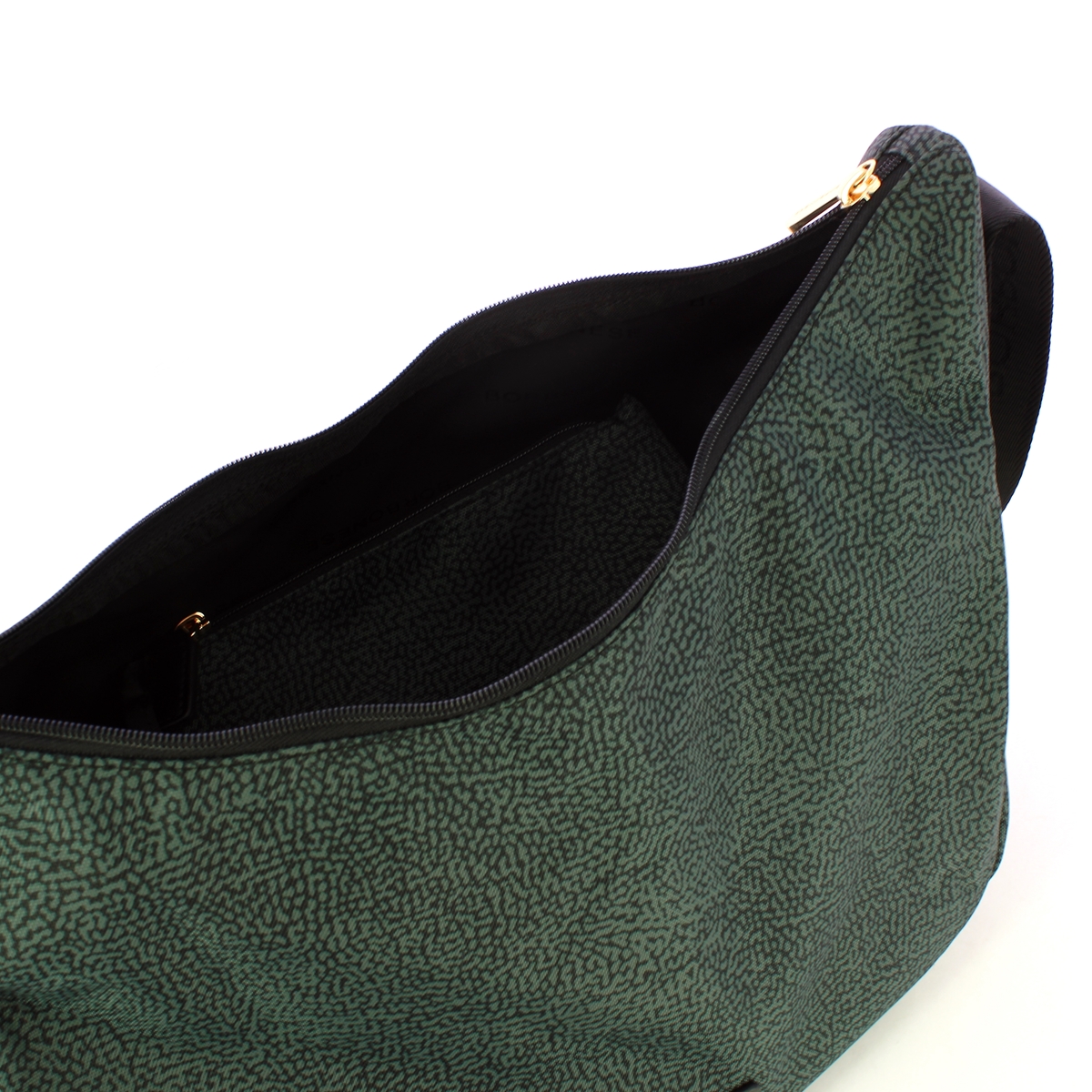 Borbonese Tracolla Luna Bag Medium Peltro - 4 Borbonese Tracolla Luna Bag Medium Peltro - 4