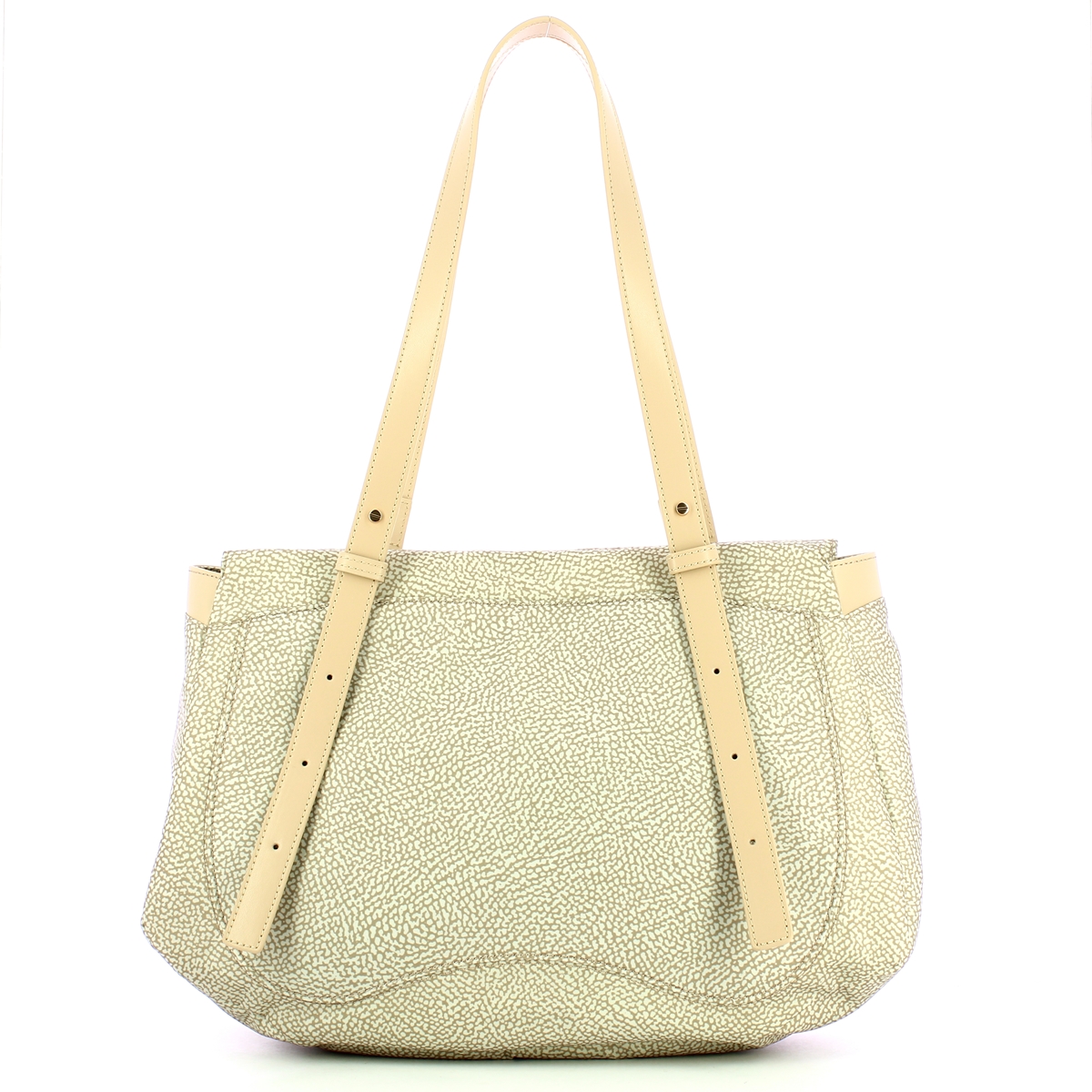 Borbonese Borsa Shopping Medium Sabbia - 3 Borbonese Borsa Shopping Medium Sabbia - 3