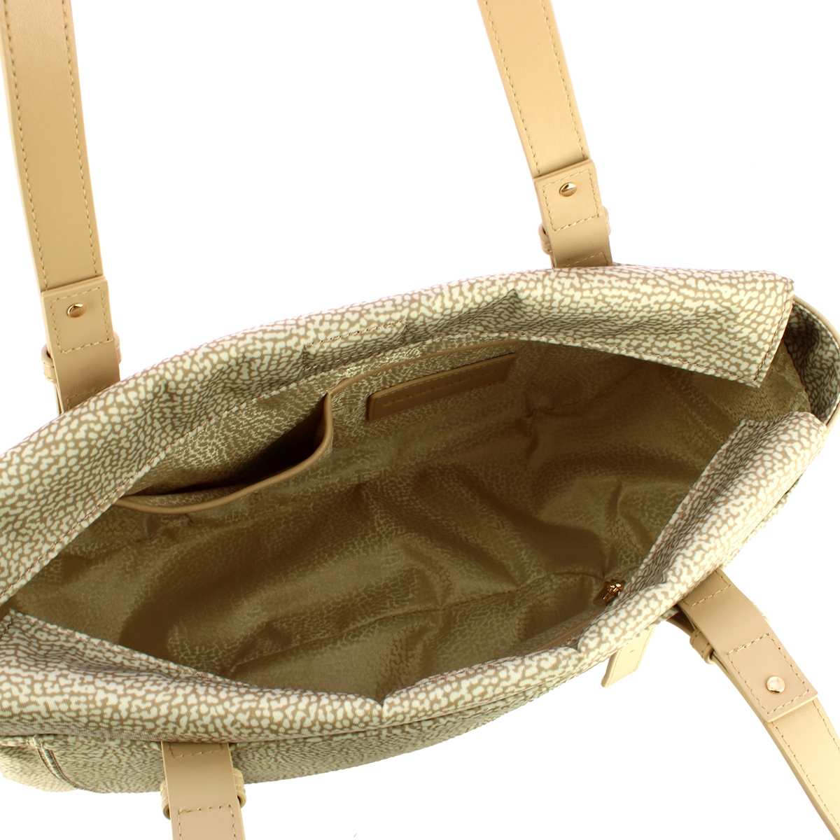 Borbonese Borsa Shopping Medium Sabbia - 4 Borbonese Borsa Shopping Medium Sabbia - 4