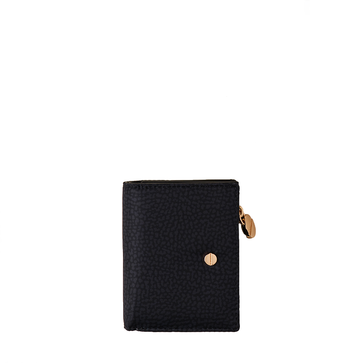 Borbonese Portafoglio Small Dark Black - 1 Borbonese Portafoglio Small Dark Black - 1