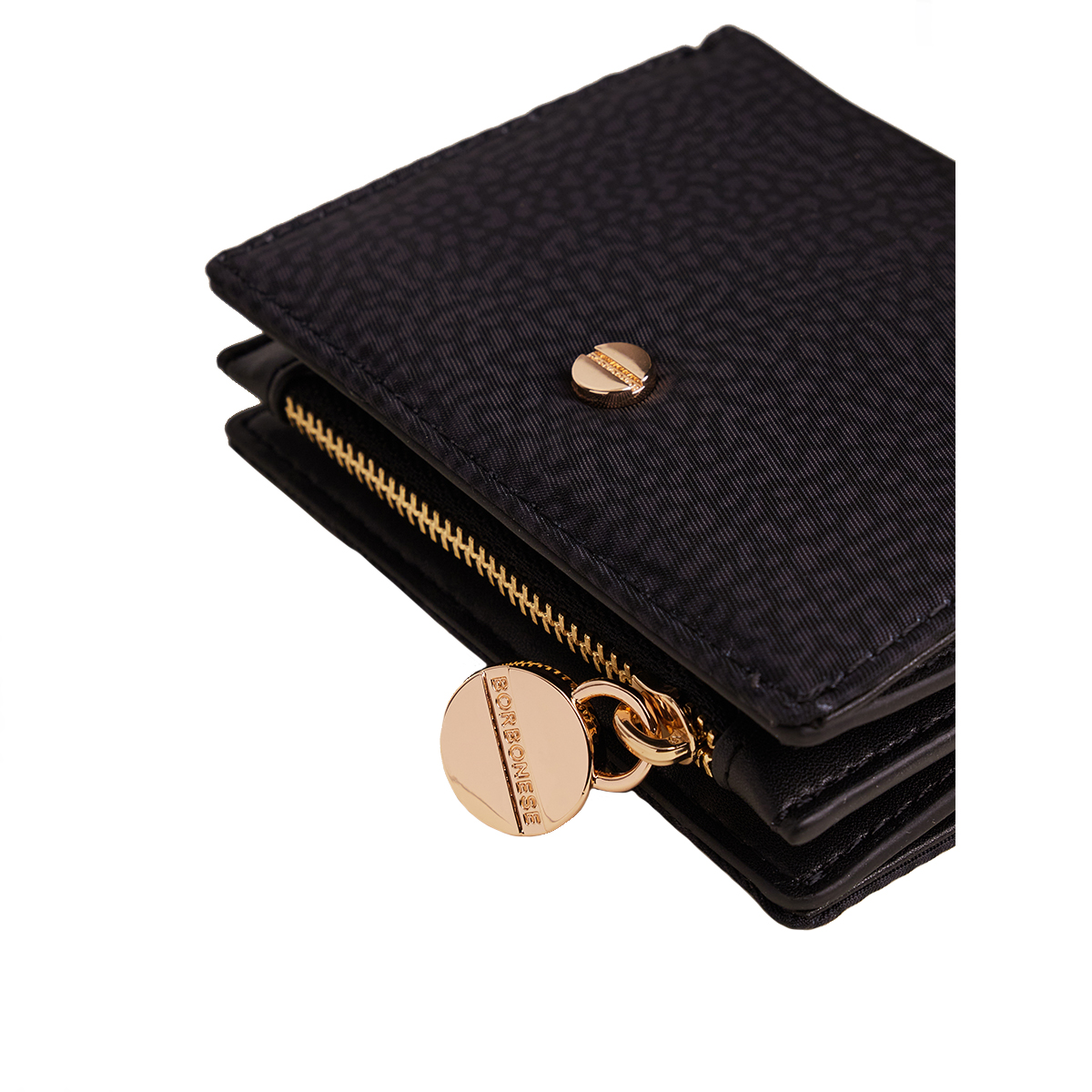 Borbonese Portafoglio Small Dark Black - 4 Borbonese Portafoglio Small Dark Black - 4
