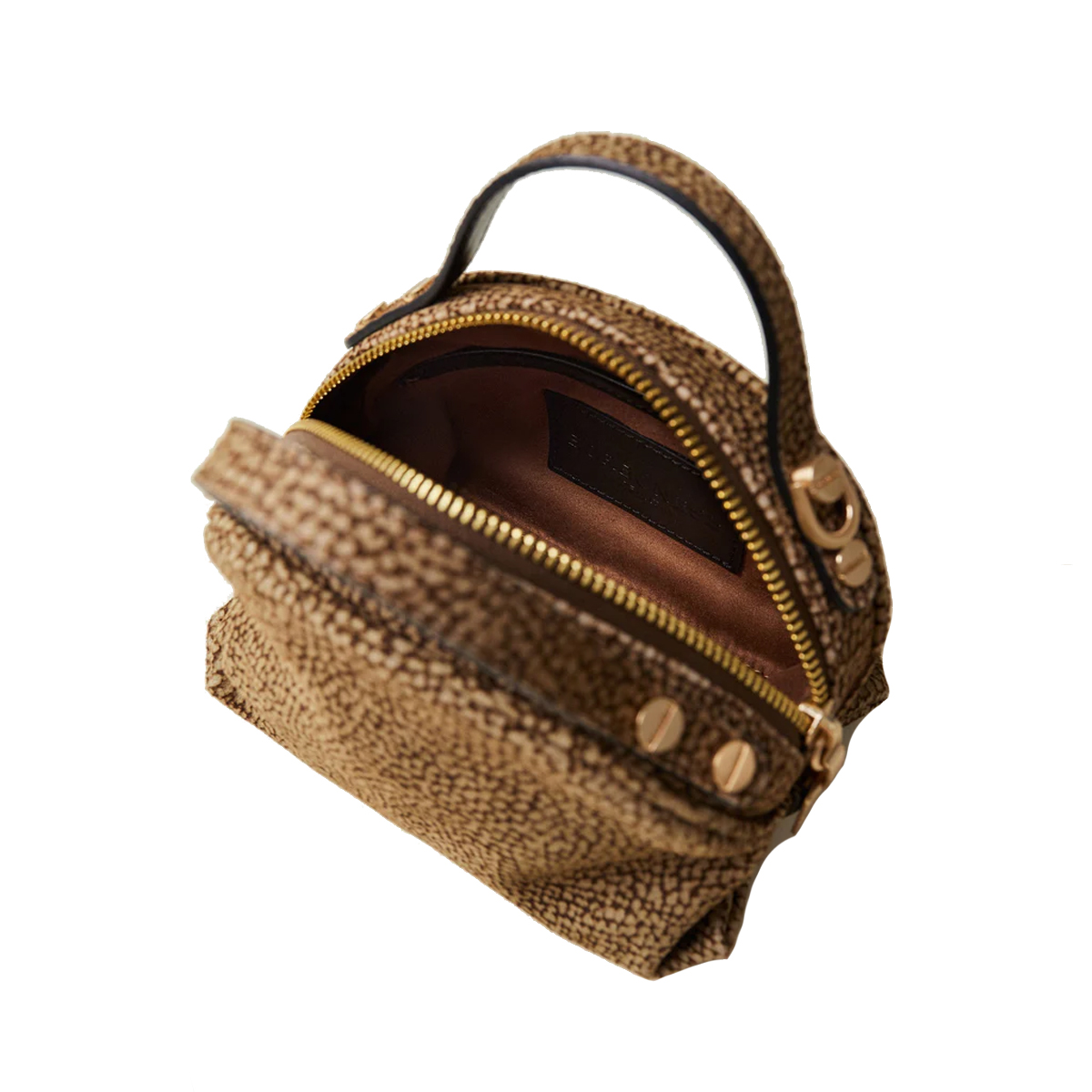 Borbonese Bauletto Sexy Mini OP Naturale - 6 Borbonese Bauletto Sexy Mini OP Naturale - 6