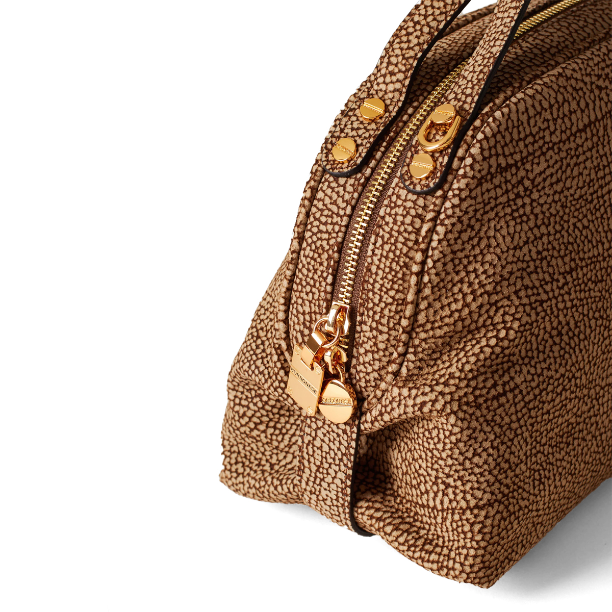 Borbonese Borsa a mano Sexy Bag Small in camoscio OP Naturale - 4