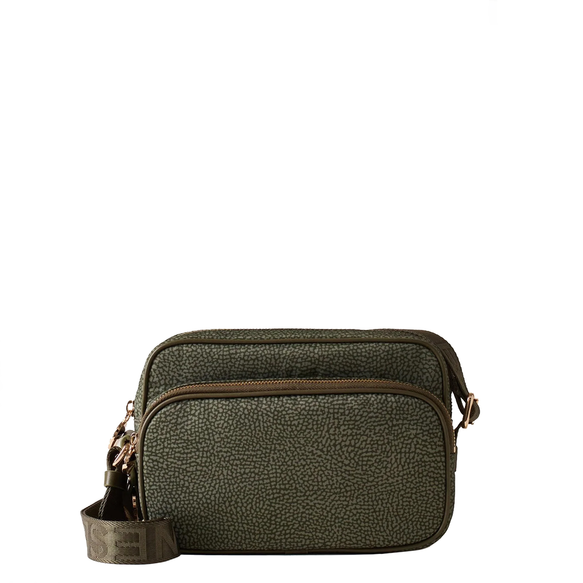 Borbonese Camera Bag Small Verde Militare - 1 Borbonese Camera Bag Small Verde Militare - 1