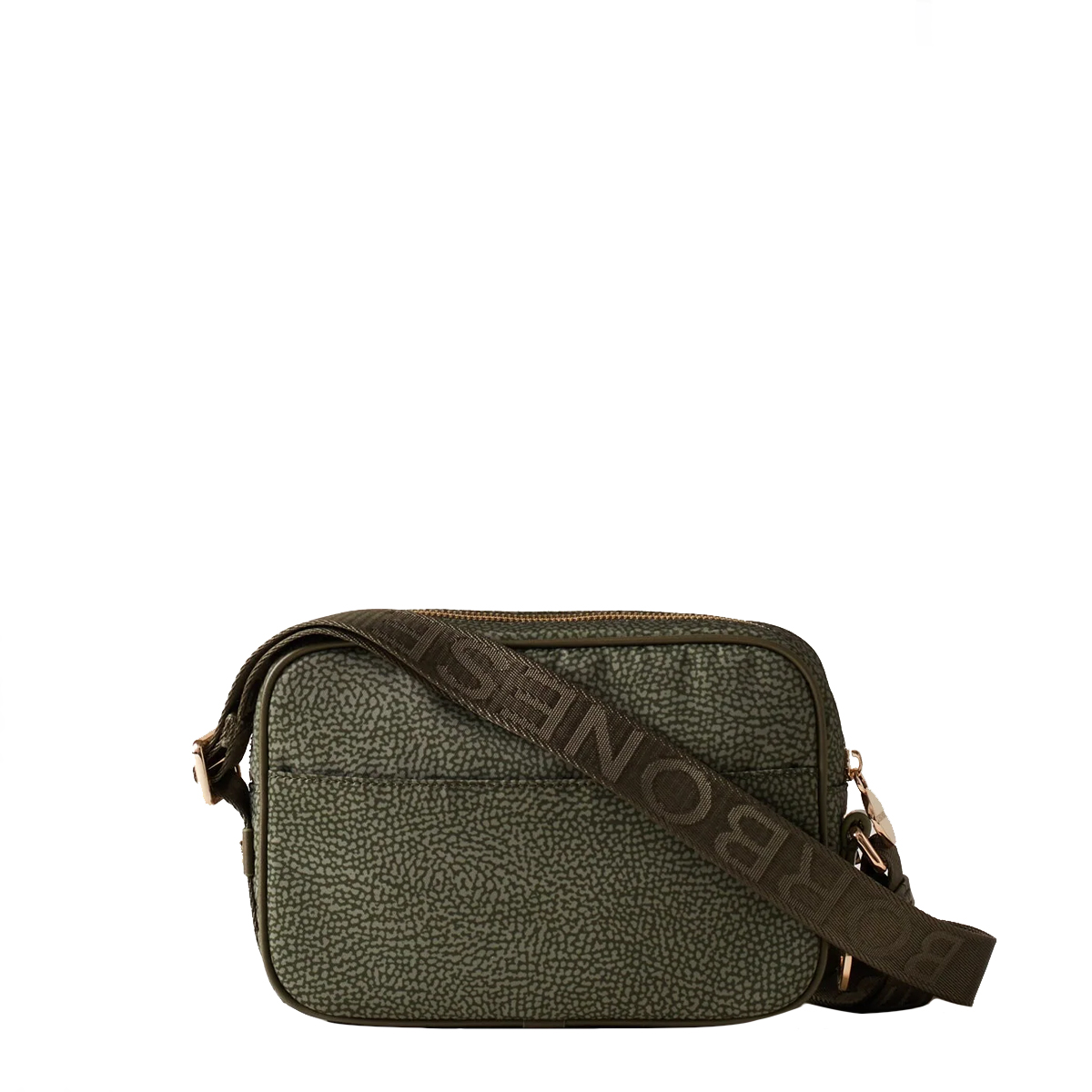 Borbonese Camera Bag Small Verde Militare - 4 Borbonese Camera Bag Small Verde Militare - 4