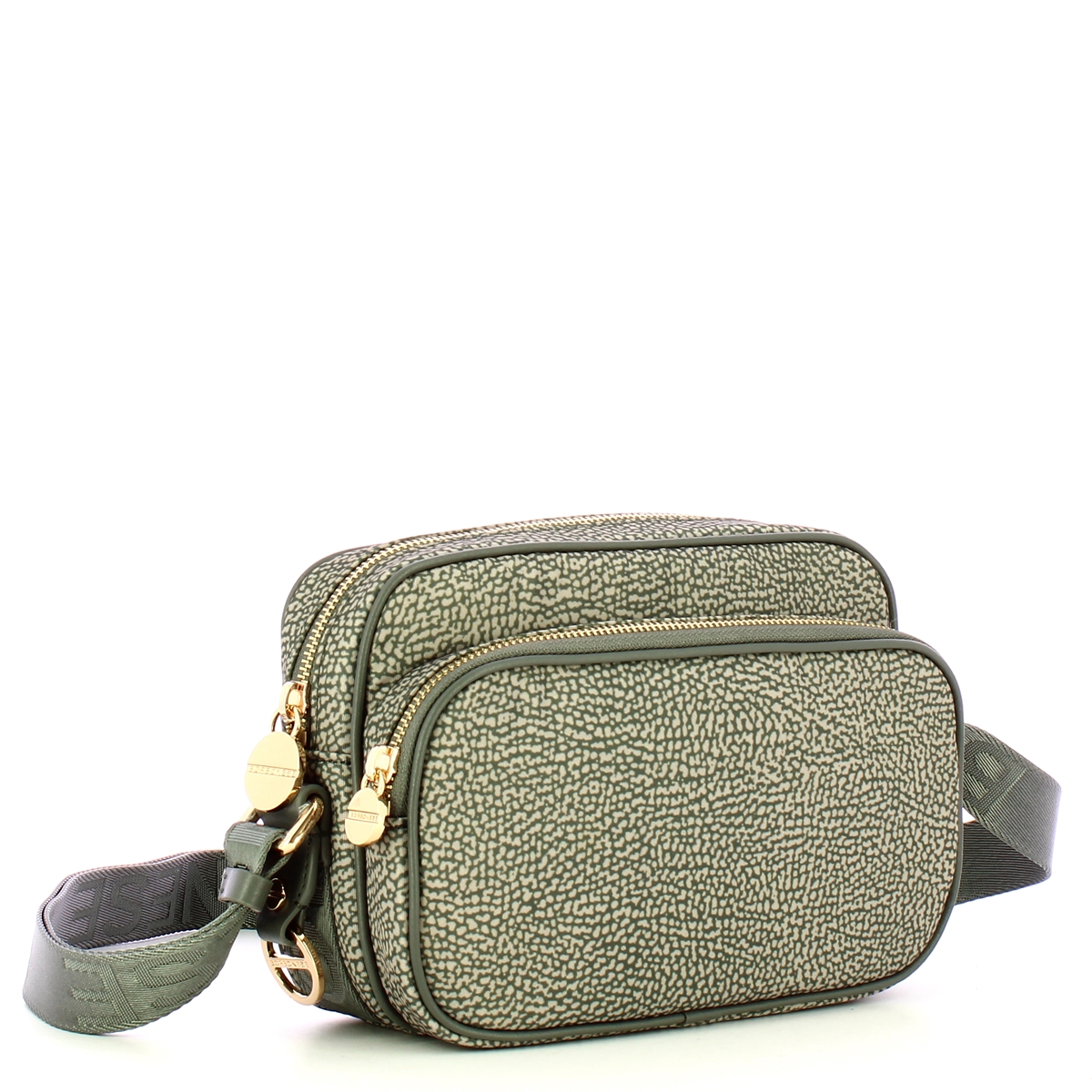 Borbonese Camera Bag Small Clay Grey - 2 Borbonese Camera Bag Small Clay Grey - 2