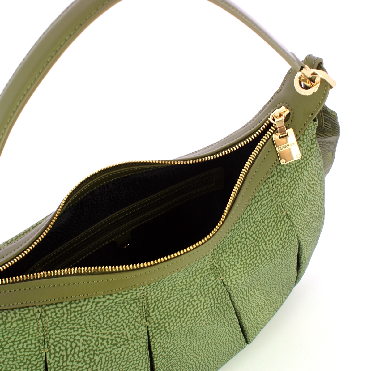 Borbonese Hobo Medium Verde Militare - 4 Borbonese Hobo Medium Verde Militare - 4