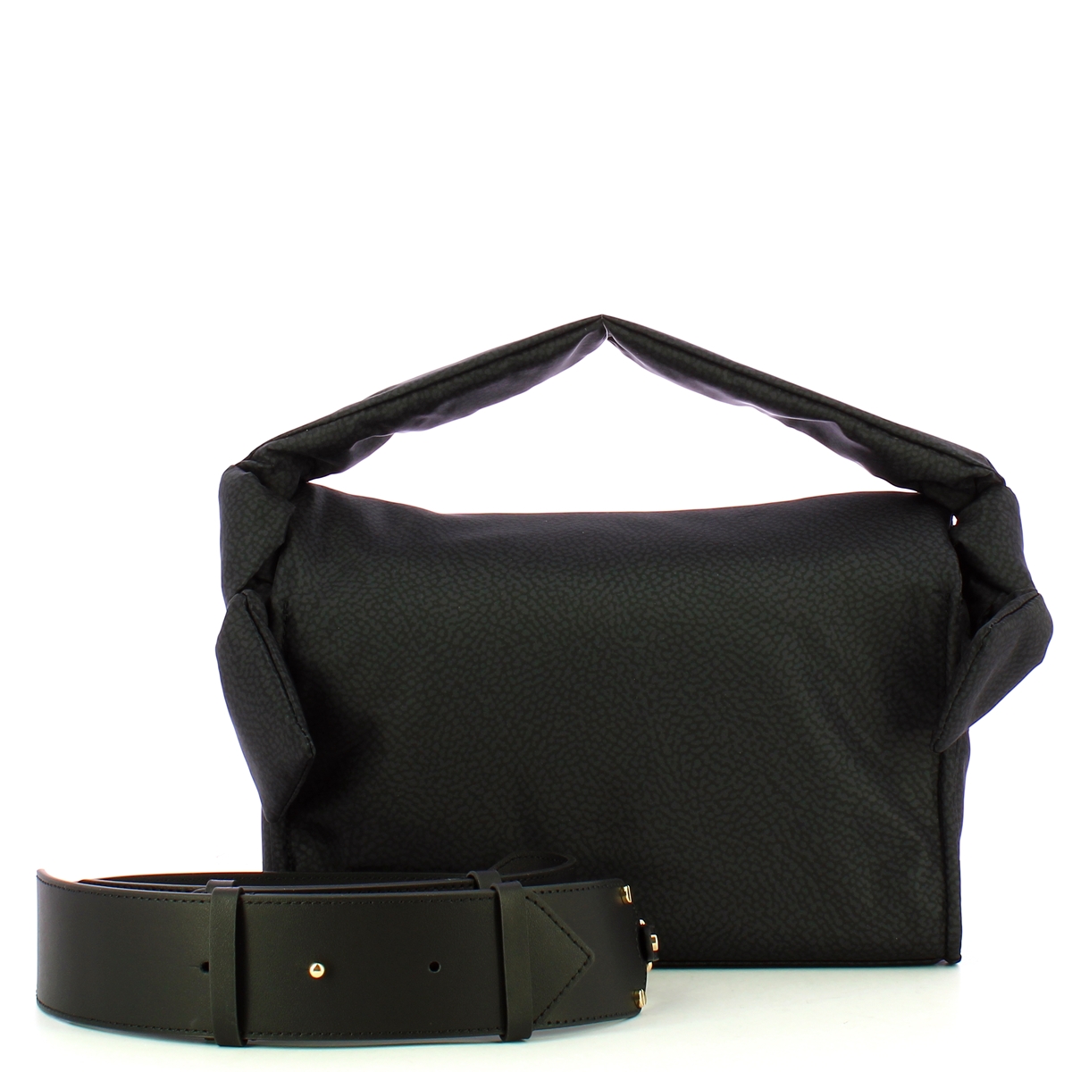 Borbonese Sottospalla Hobo Lover Small Dark Black - 4 Borbonese Sottospalla Hobo Lover Small Dark Black - 4