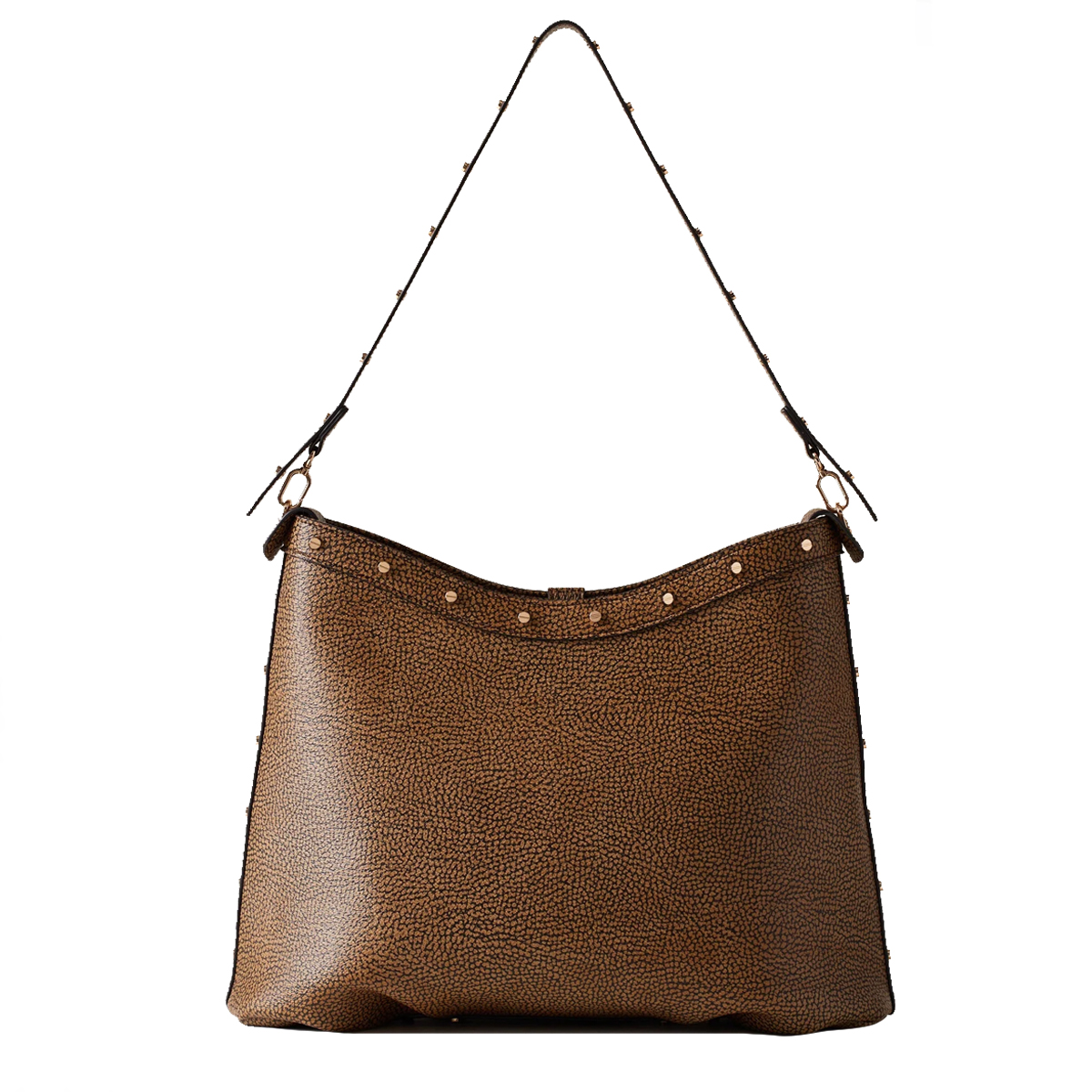 Borbonese Borsa a spalla Metropole Hobo Medium OP Naturale Nero - 4 Borbonese Borsa a spalla Metropole Hobo Medium OP Naturale Nero - 4