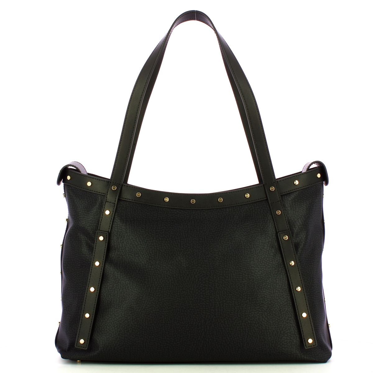 Borbonese Shopper Large Dark Black - 1 Borbonese Shopper Large Dark Black - 1