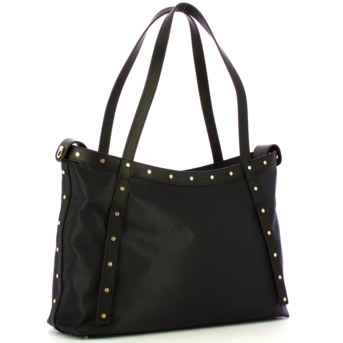 Borbonese Shopper Large Dark Black - 2 Borbonese Shopper Large Dark Black - 2
