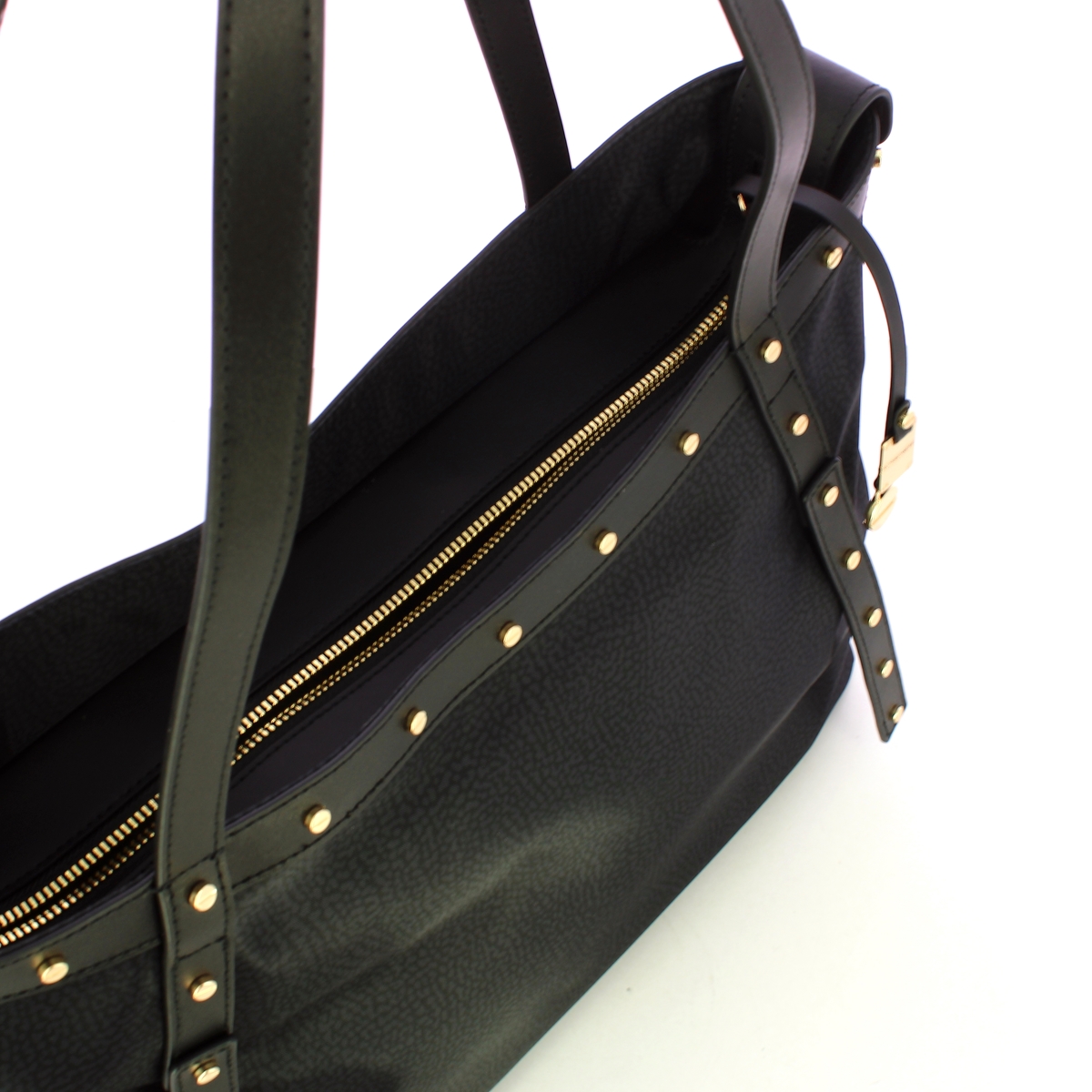 Borbonese Shopper Large Dark Black - 4 Borbonese Shopper Large Dark Black - 4