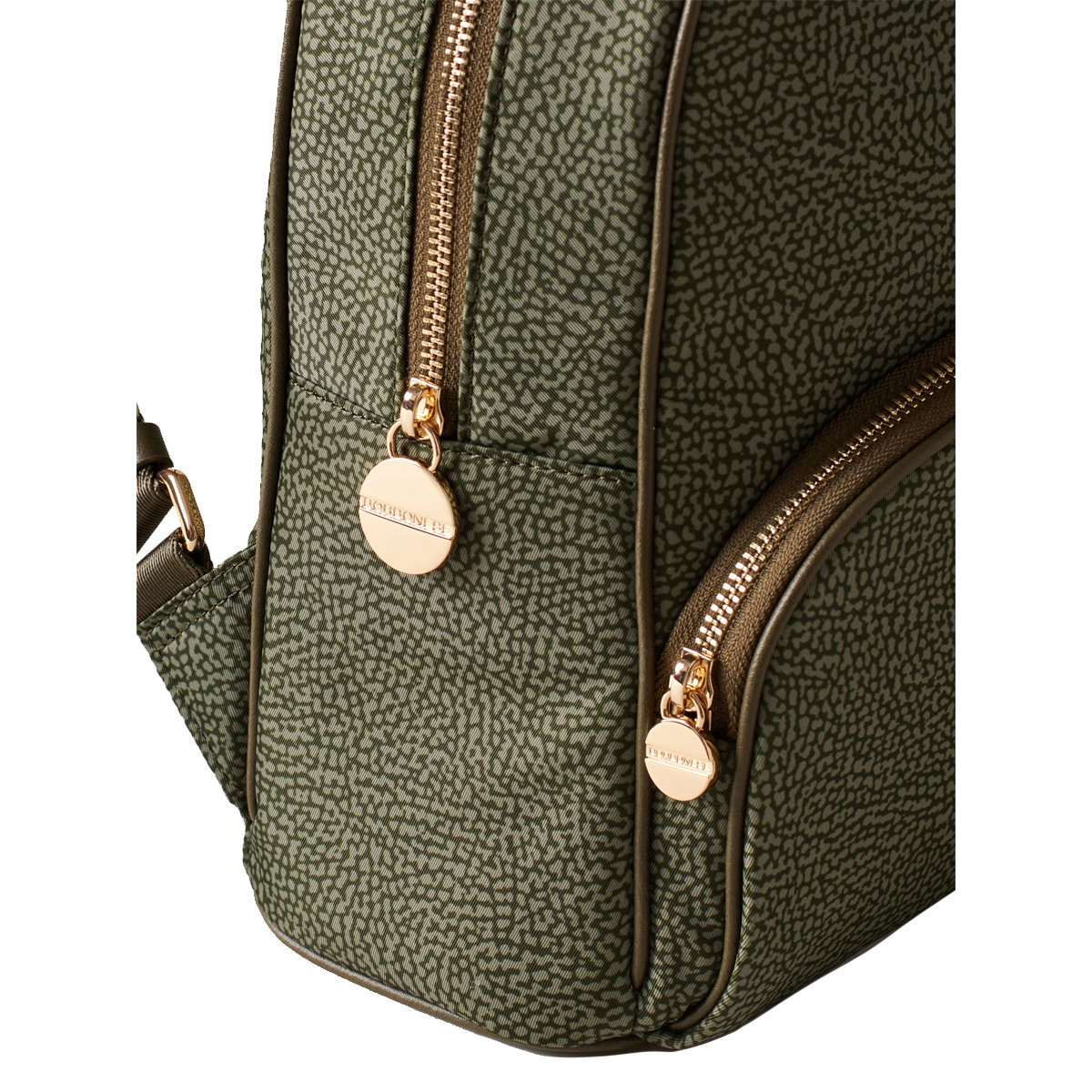 Borbonese Zaino Medium Verde Militare - 3 Borbonese Zaino Medium Verde Militare - 3