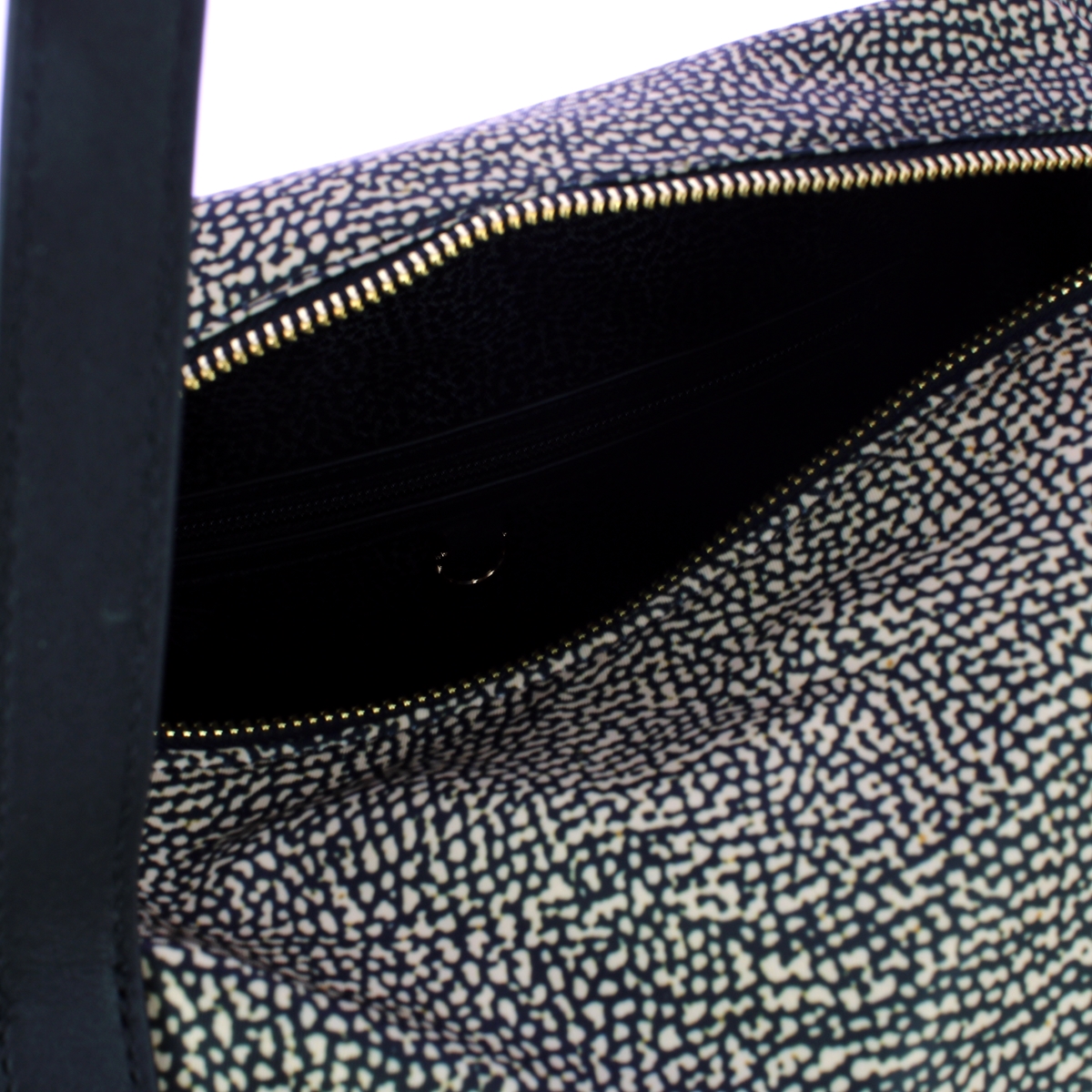 Borbonese Borsa shopping Medium OP Naturale Nero - 4 Borbonese Borsa shopping Medium OP Naturale Nero - 4