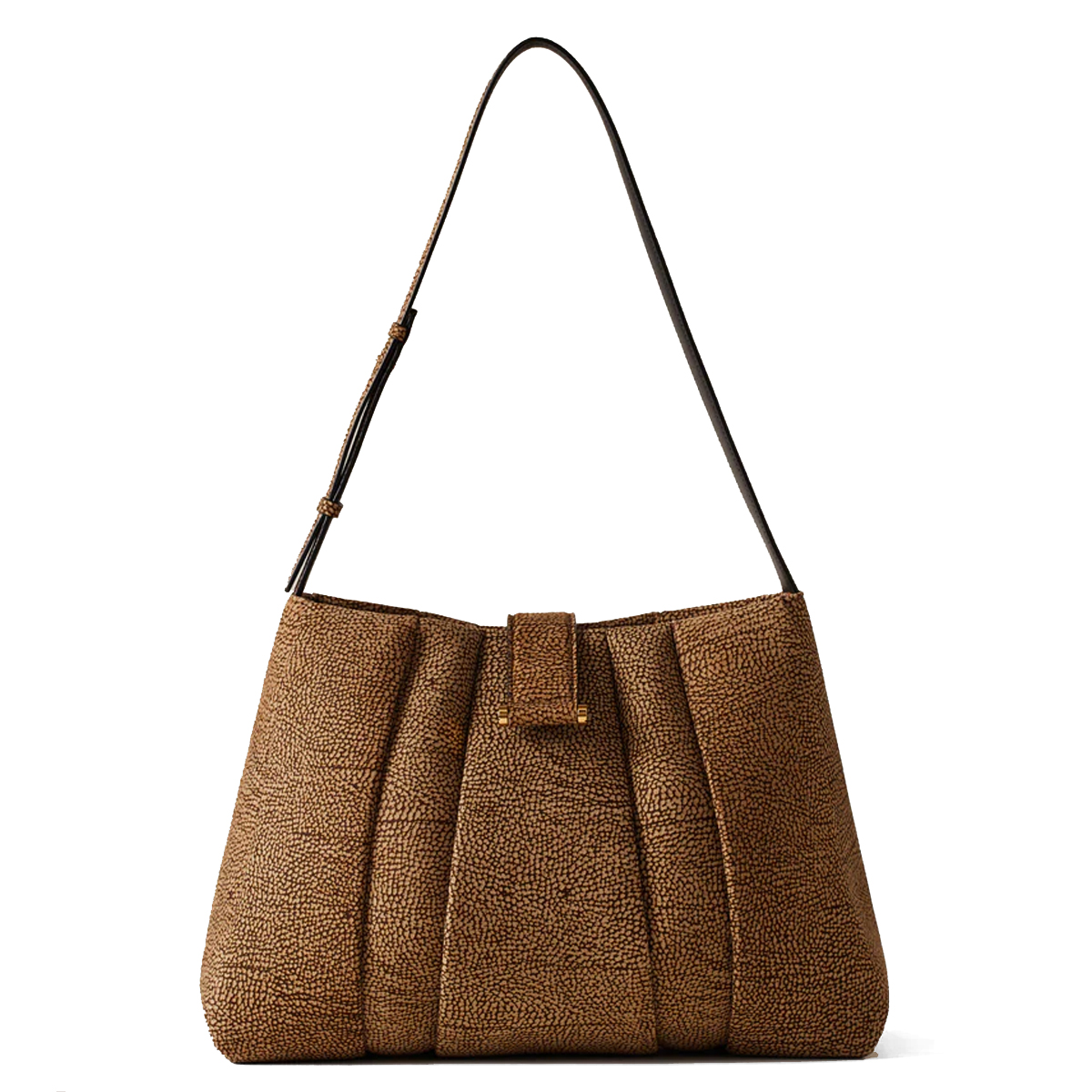 Borbonese Hobo Bag L'Eclair OP Naturale - 1 Borbonese Hobo Bag L'Eclair OP Naturale - 1