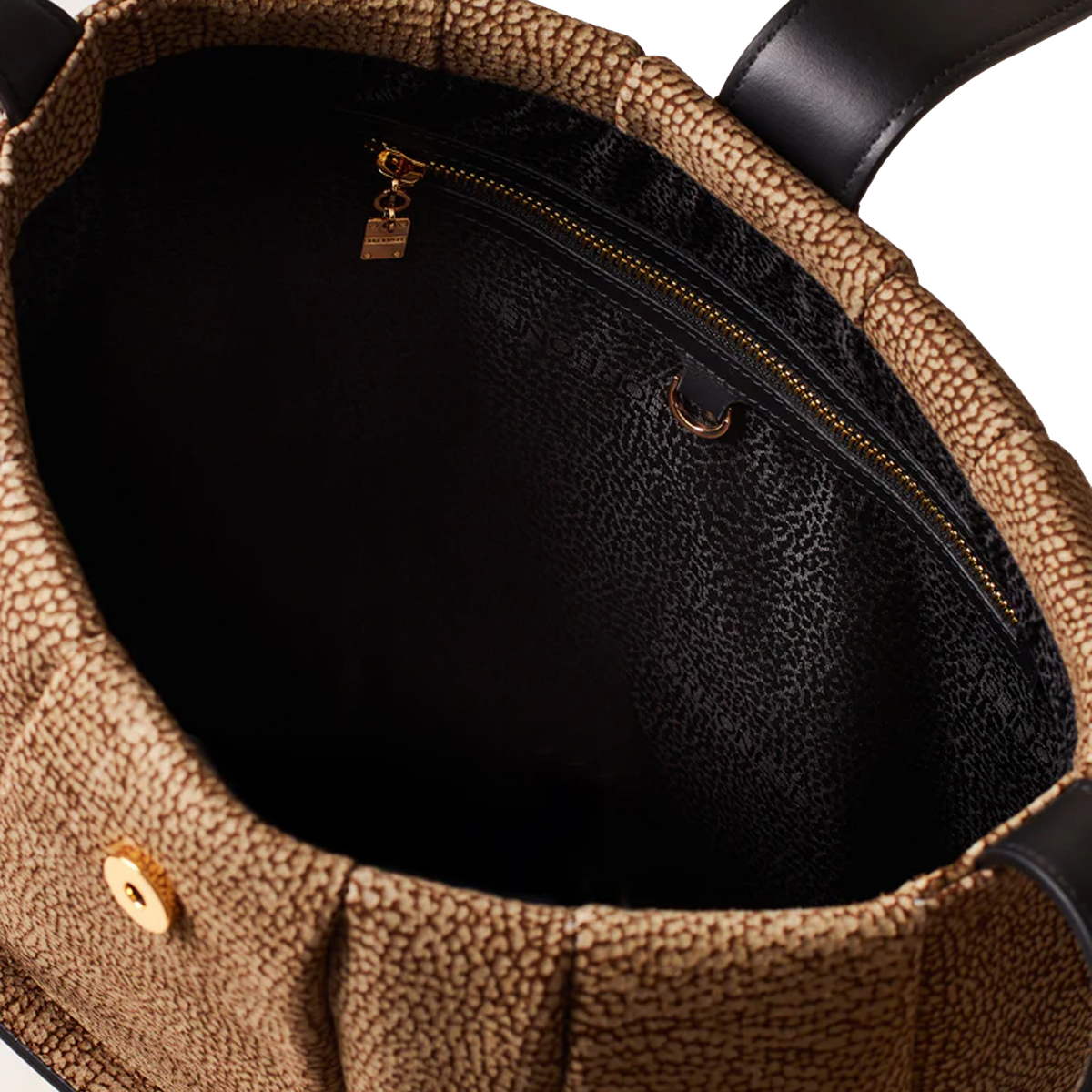 Borbonese Hobo Bag L'Eclair OP Naturale - 5 Borbonese Hobo Bag L'Eclair OP Naturale - 5