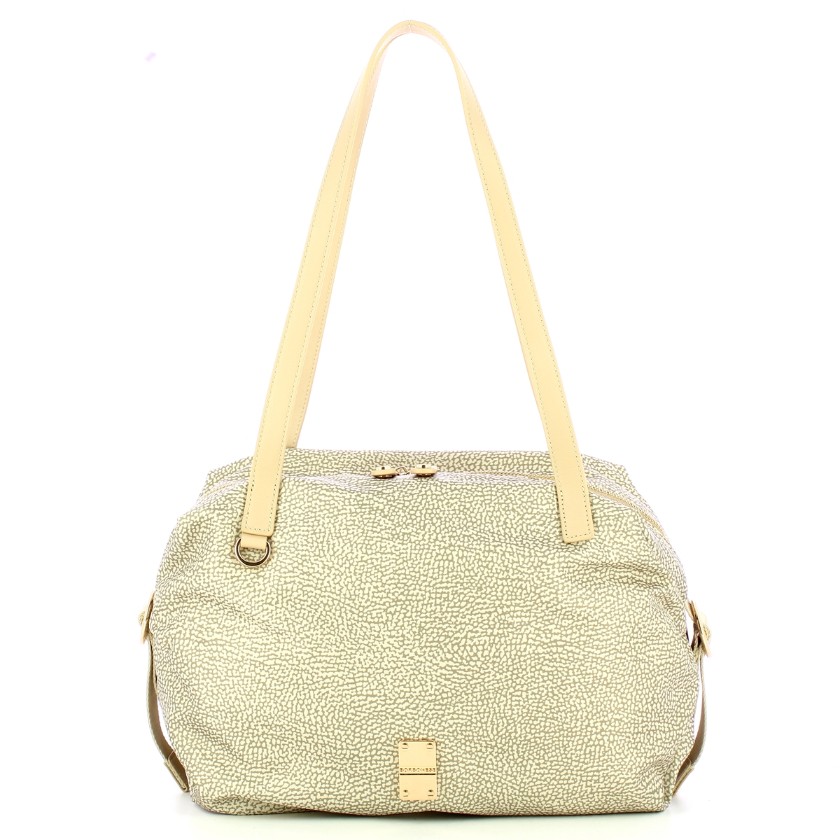 Borbonese Borsa shopping Medium Sabbia - 1 Borbonese Borsa shopping Medium Sabbia - 1