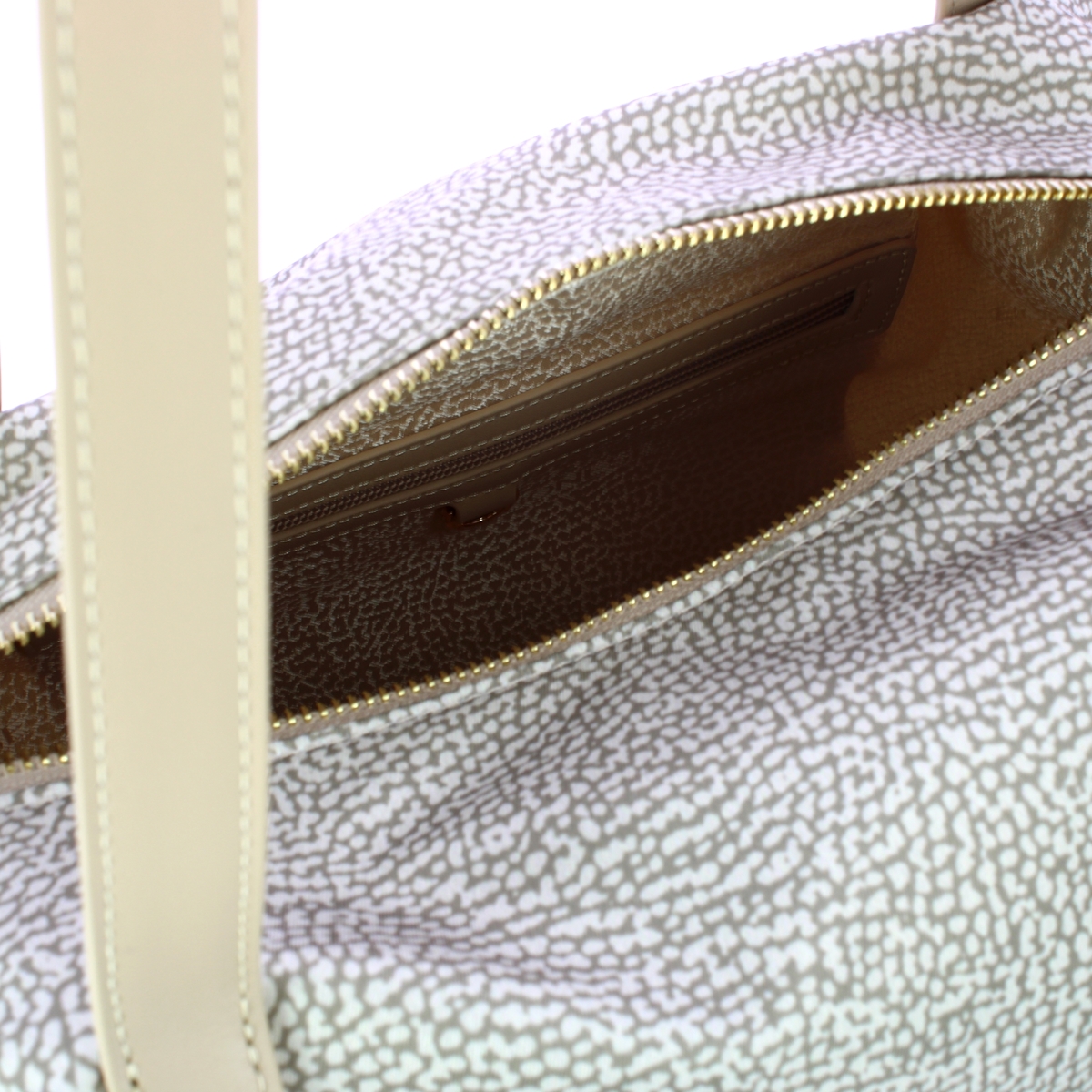 Borbonese Borsa shopping Medium Sabbia - 4 Borbonese Borsa shopping Medium Sabbia - 4
