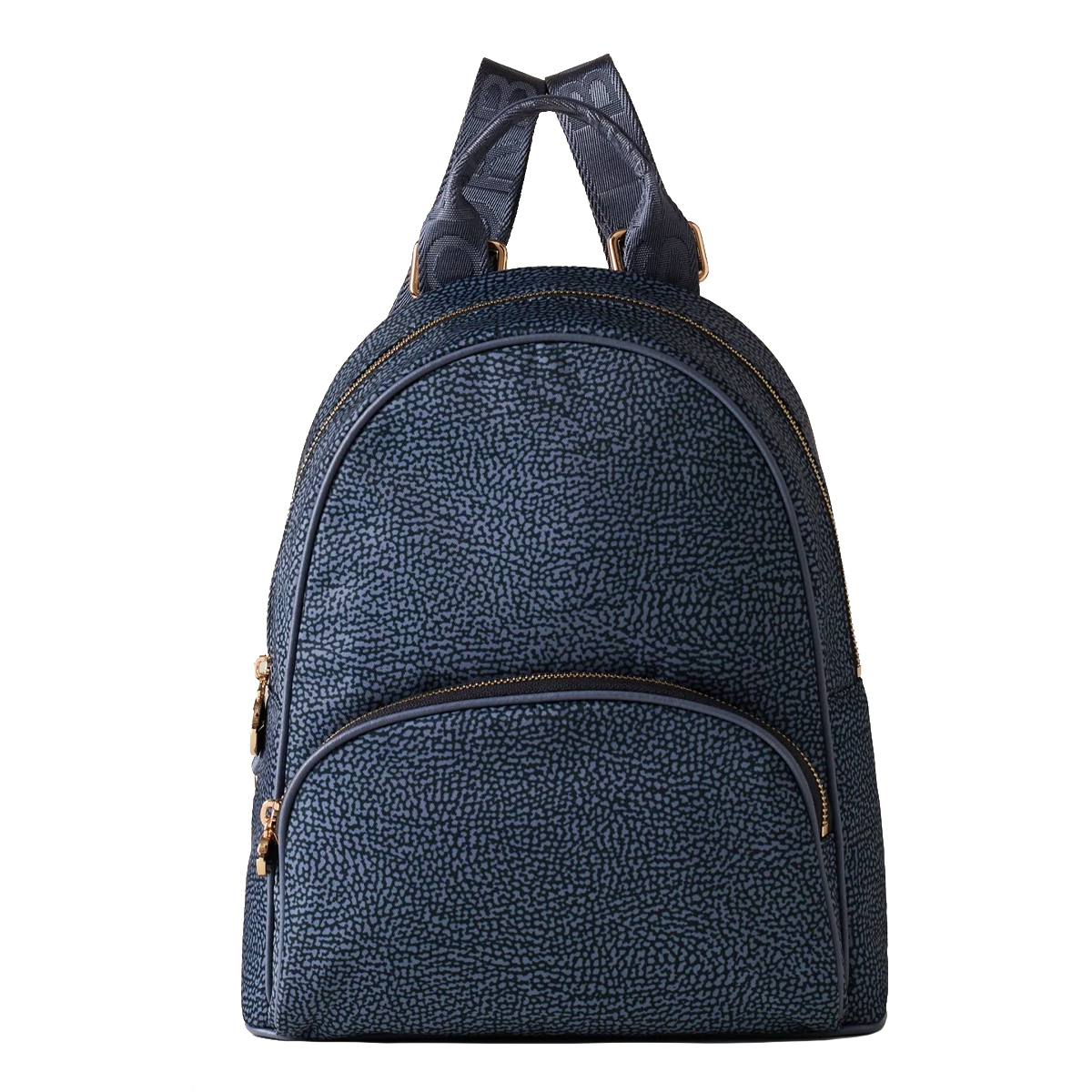 Borbonese Zaino Medium Denim - 1 Borbonese Zaino Medium Denim - 1