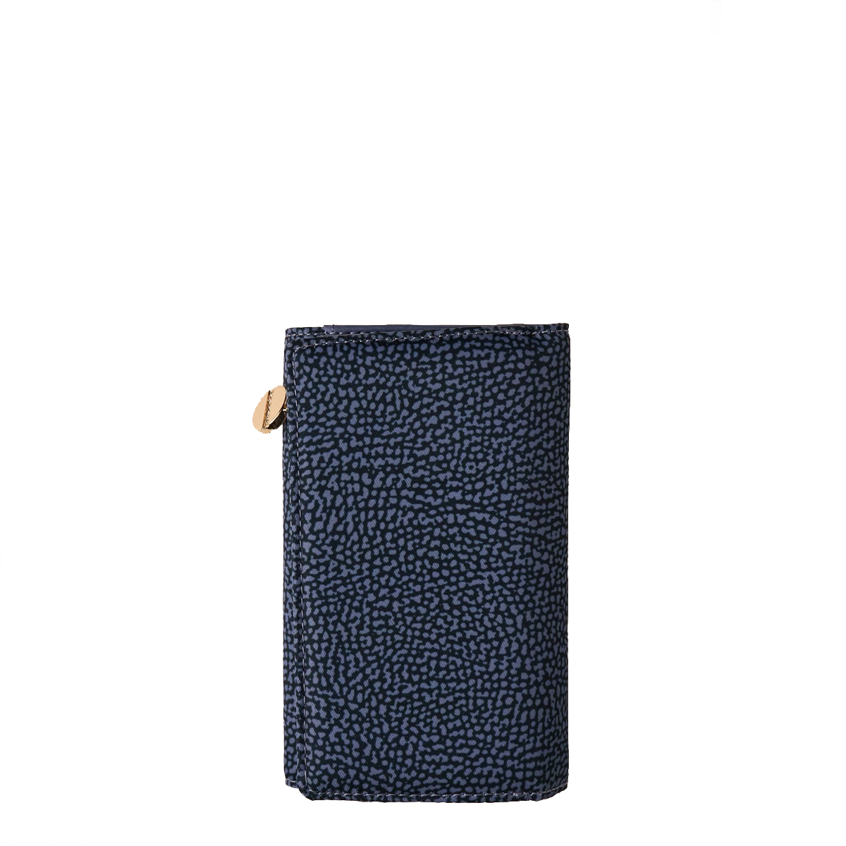 Borbonese Denim Medium Wallet with RFID made of Recycled Nylon - 3 Borbonese Denim Medium Wallet with RFID made of Recycled Nylon - 3