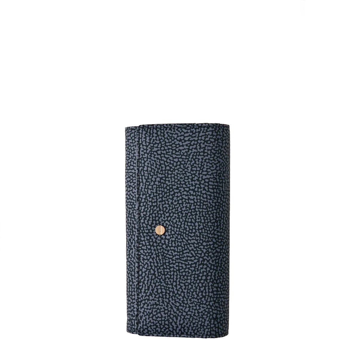 Borbonese Denim Large Wallet with RFID made of Recycled Nylon - 1 Borbonese Denim Large Wallet with RFID made of Recycled Nylon - 1