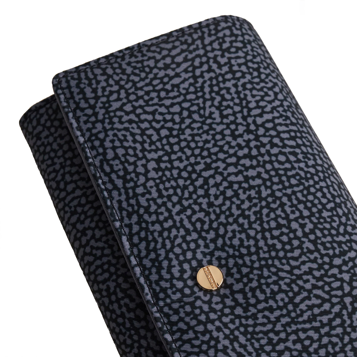 Borbonese Denim Large Wallet with RFID made of Recycled Nylon - 4 Borbonese Denim Large Wallet with RFID made of Recycled Nylon - 4