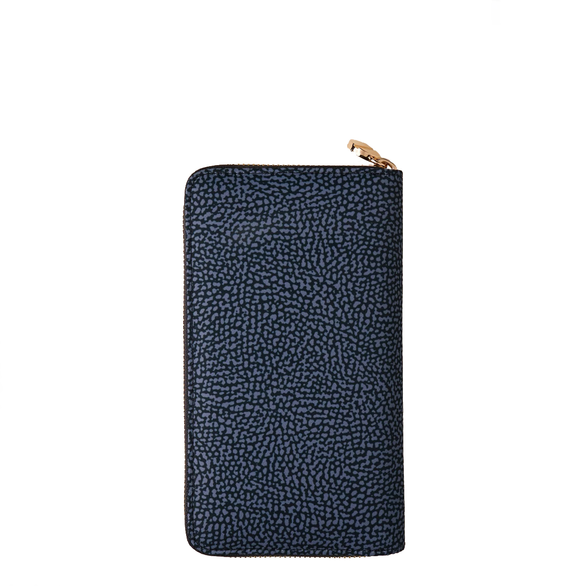 Borbonese Denim Zip Around Large Wallet with RFID made of Recycled Nylon - 3 Borbonese Denim Zip Around Large Wallet with RFID made of Recycled Nylon - 3