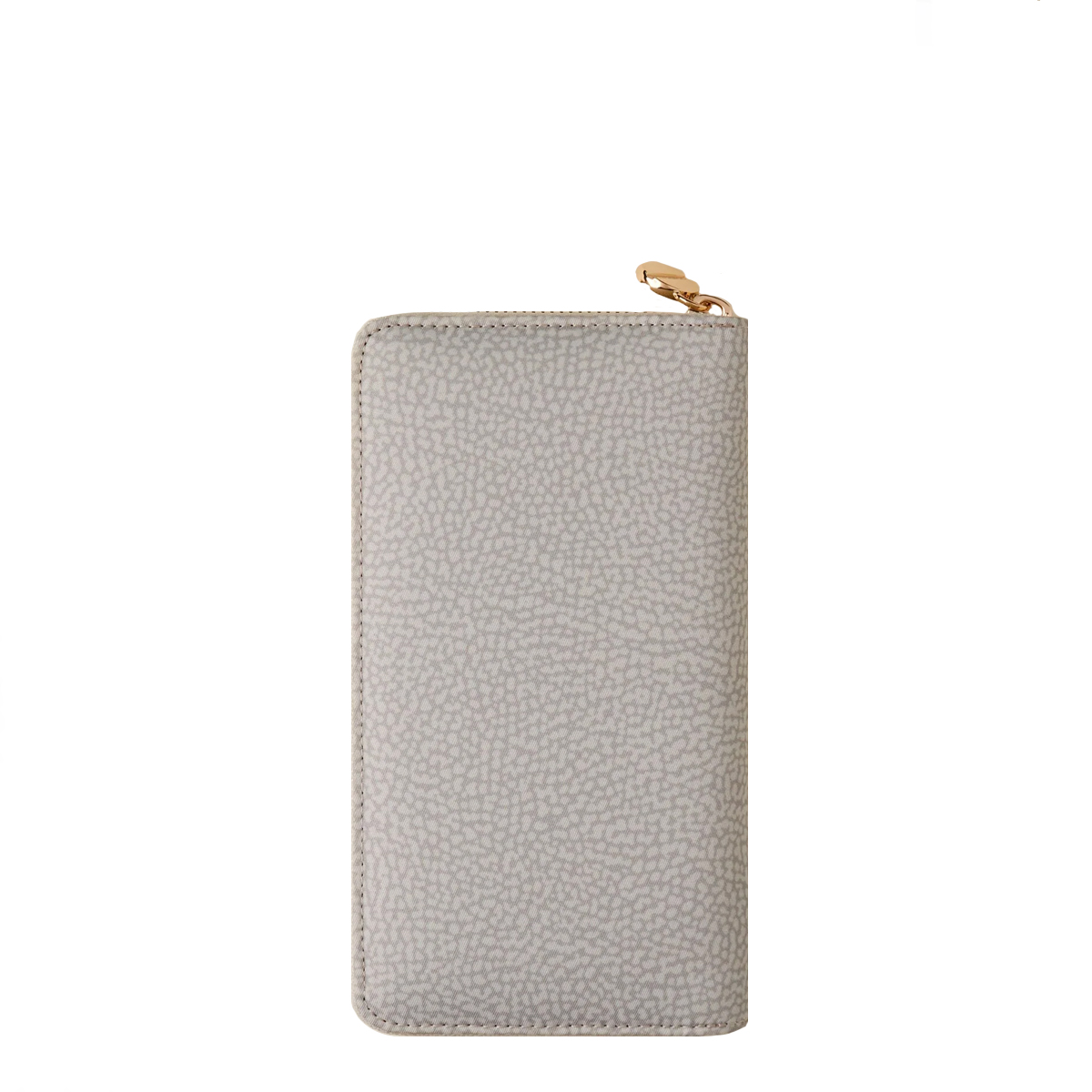 Borbonese Kaki Zip Around Large Wallet with RFID made of Recycled Nylon - 3 Borbonese Kaki Zip Around Large Wallet with RFID made of Recycled Nylon - 3