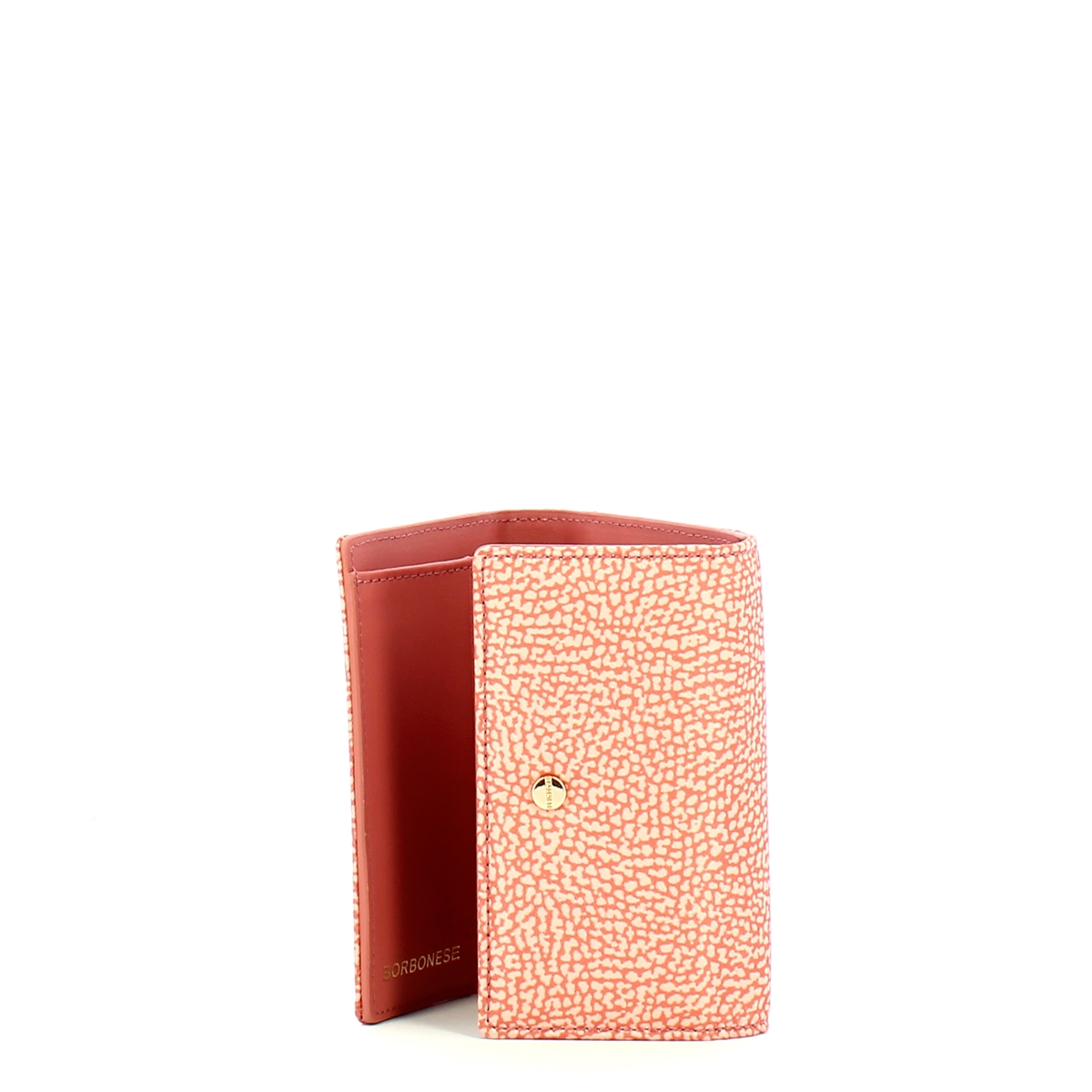 Borbonese Lipstick Medium Wallet with RFID made of Recycled Nylon - 3 Borbonese Lipstick Medium Wallet with RFID made of Recycled Nylon - 3