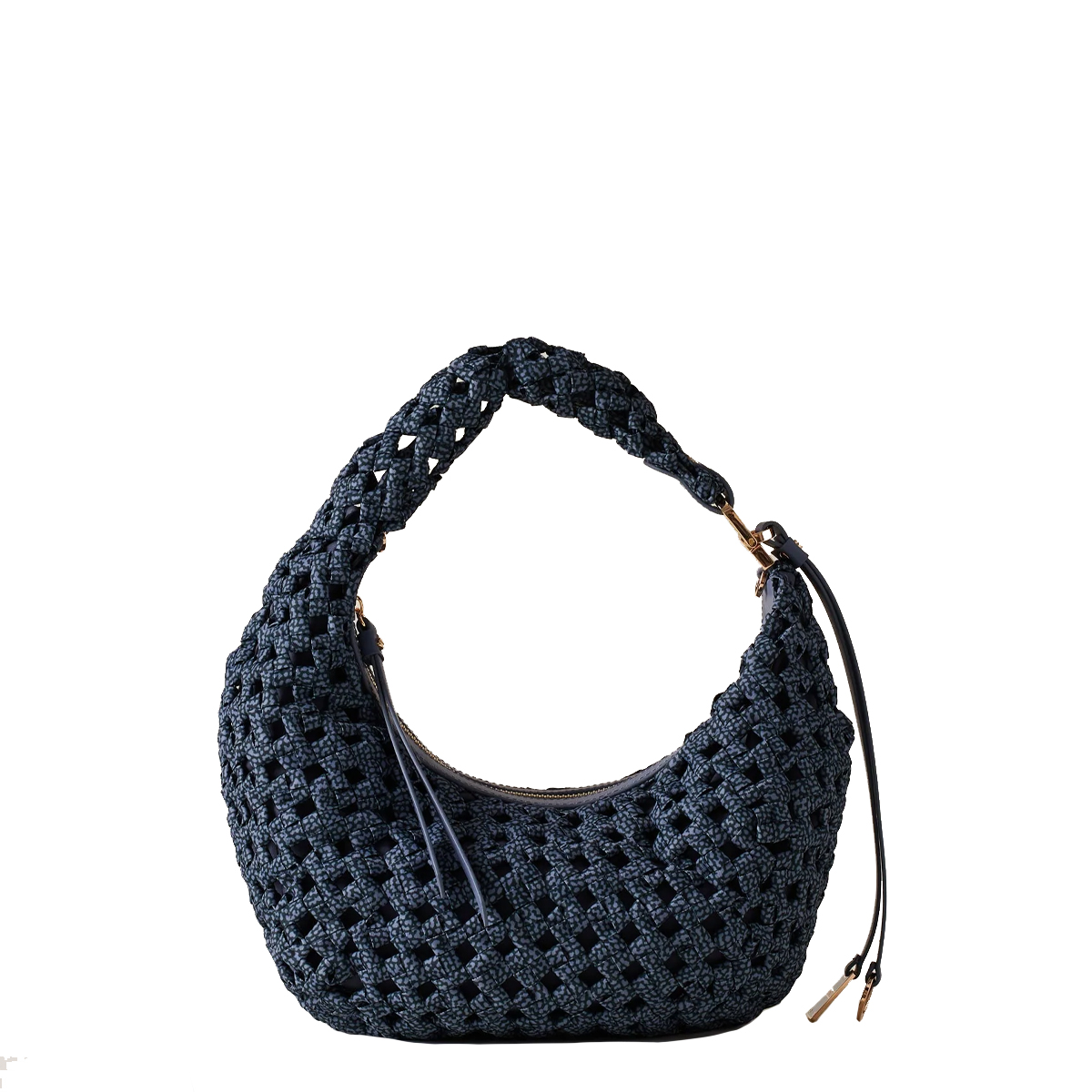 Borbonese Hobo La Nido Mini Denim - 1 Borbonese Hobo La Nido Mini Denim - 1