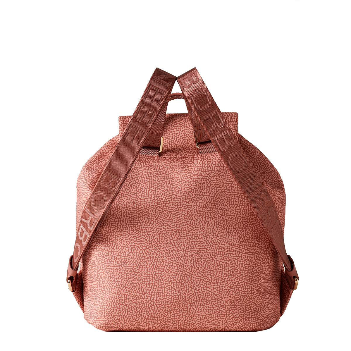Borbonese Medium Lipstick Recycled Nylon Backpack - 3 Borbonese Medium Lipstick Recycled Nylon Backpack - 3