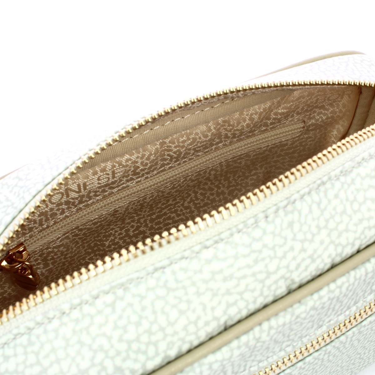 Borbonese Small Kaki Recycled Nylon Camer Bag - 4 Borbonese Small Kaki Recycled Nylon Camer Bag - 4