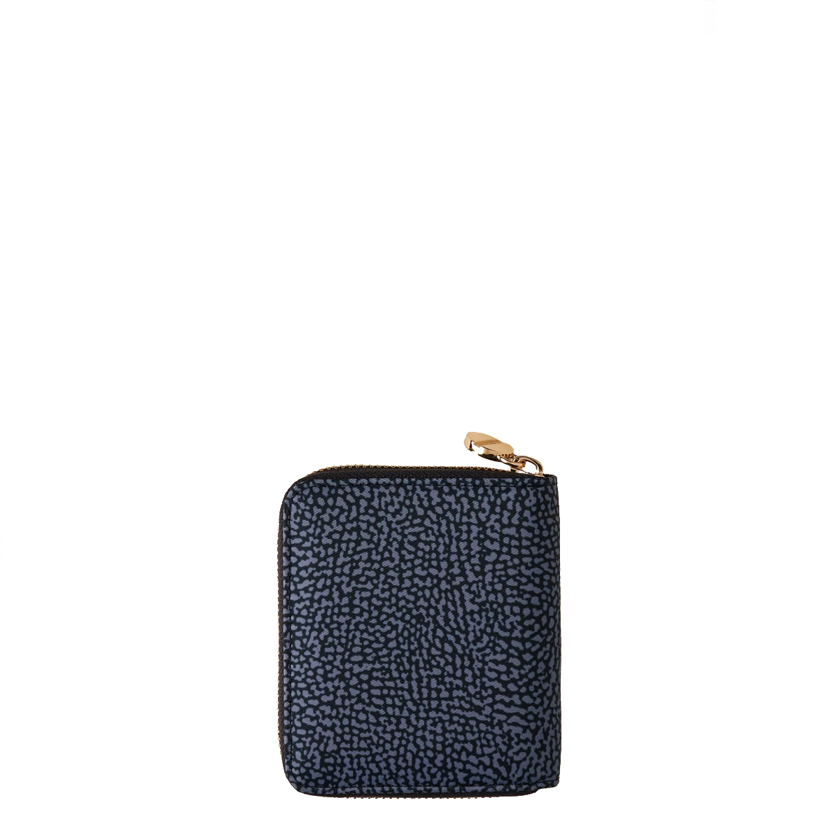 Borbonese Zip Around Medium Wallet with RFID made of Denim Recycled Nylon - 3 Borbonese Zip Around Medium Wallet with RFID made of Denim Recycled Nylon - 3