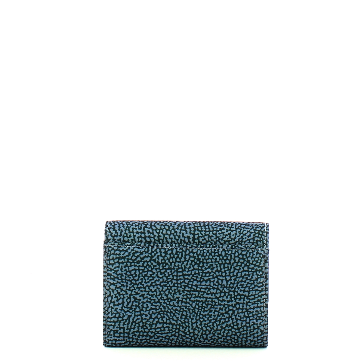 Borbonese Denim Medium Wallet with RFID made of Recycled Nylon - 2 Borbonese Denim Medium Wallet with RFID made of Recycled Nylon - 2