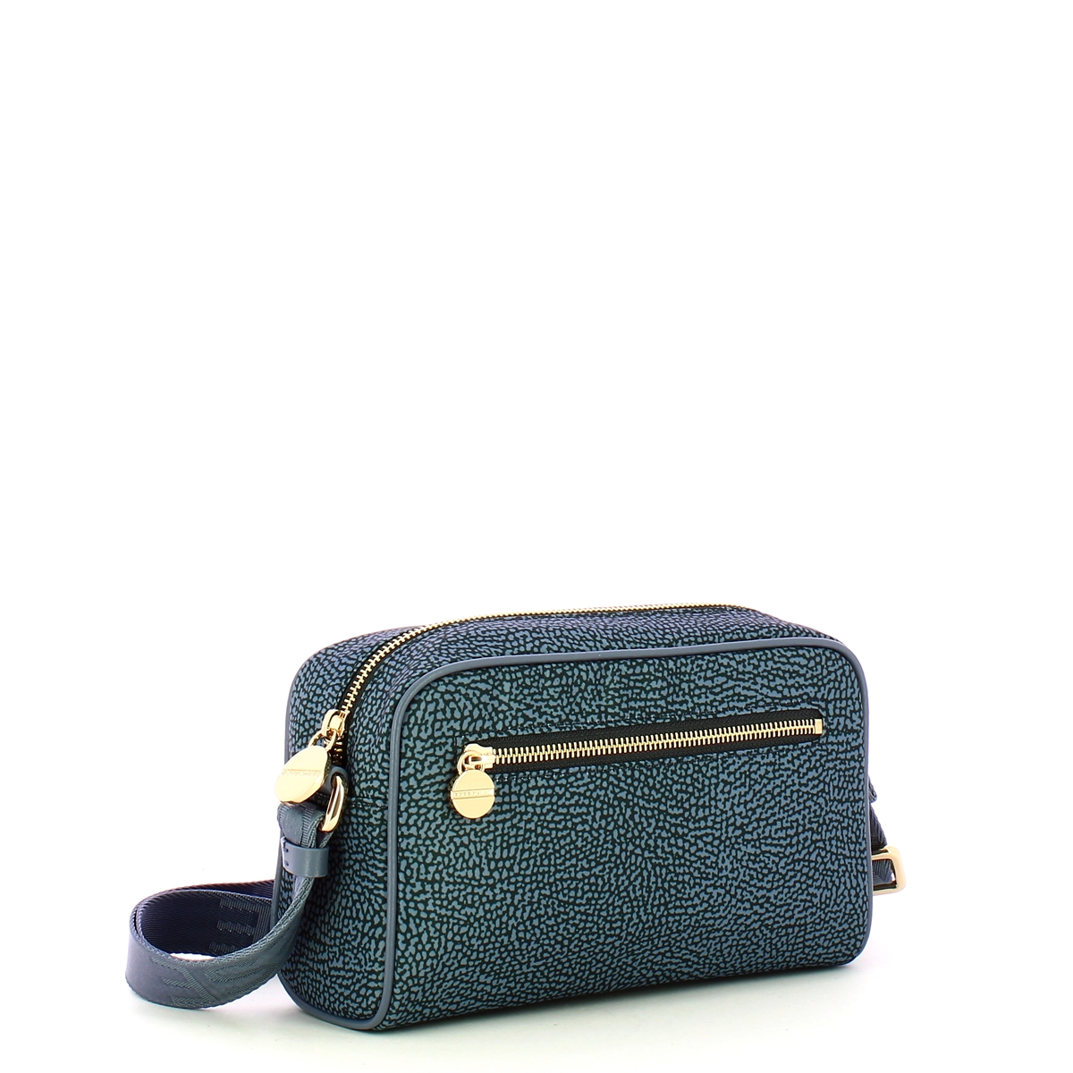 Borbonese Tracollina Eco Line Small Denim - 2 Borbonese Tracollina Eco Line Small Denim - 2