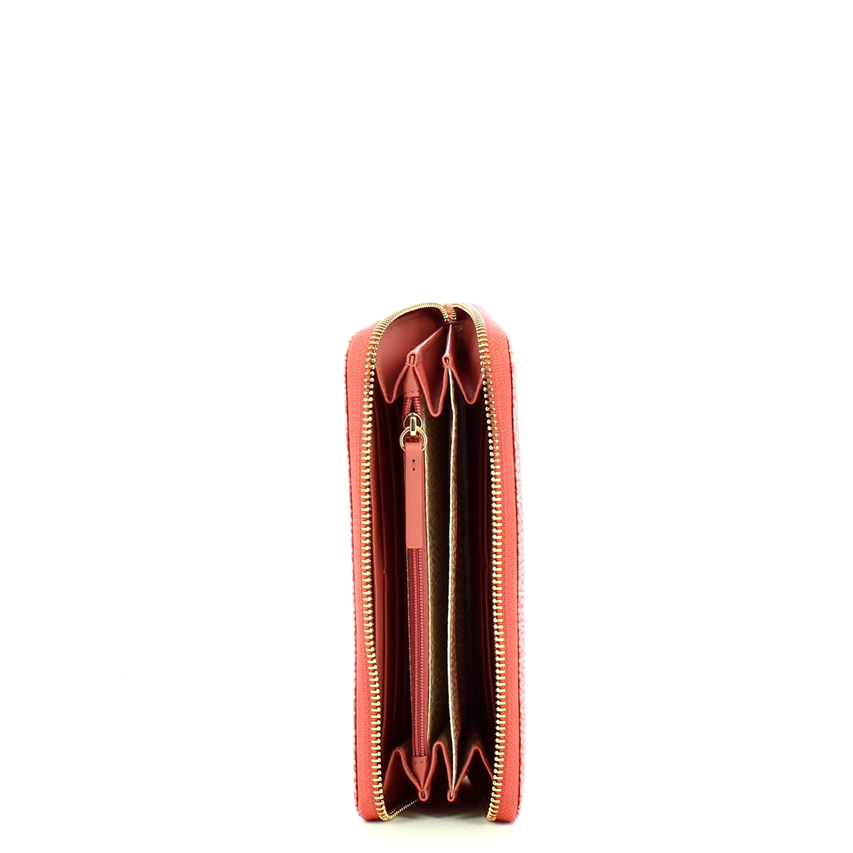 Borbonese Lipstick Zip Around Large Wallet with RFID made of Recycled Nylon - 3 Borbonese Lipstick Zip Around Large Wallet with RFID made of Recycled Nylon - 3